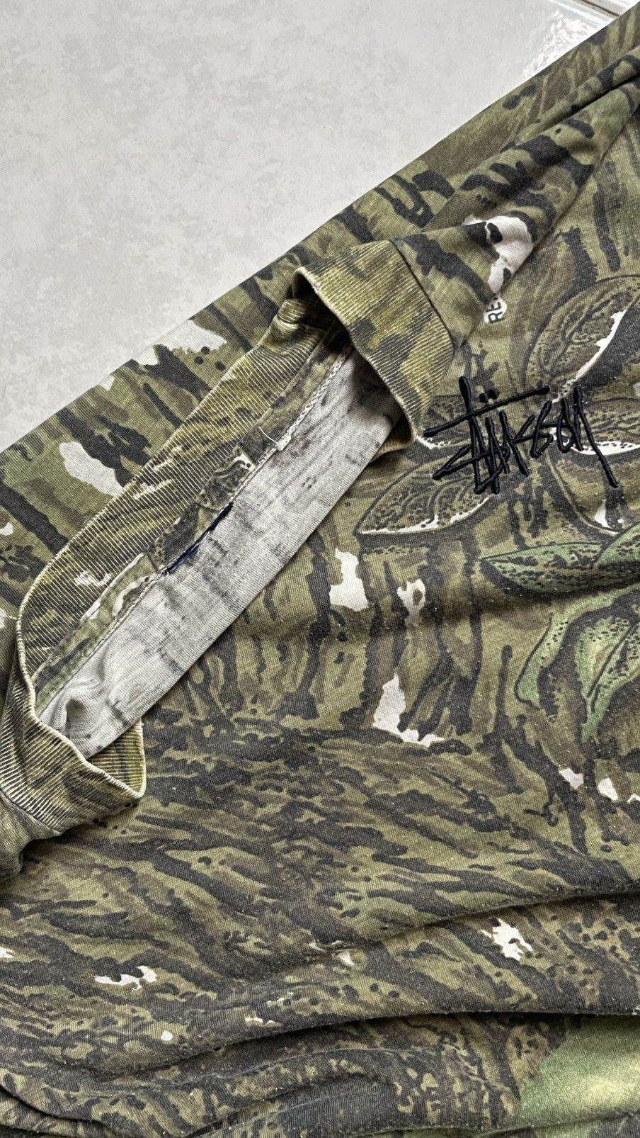 Stussy Vintage Stussy Collab RealTree T-Shirt Size US L / EU 52-54 / 3 - 2 Thumbnail