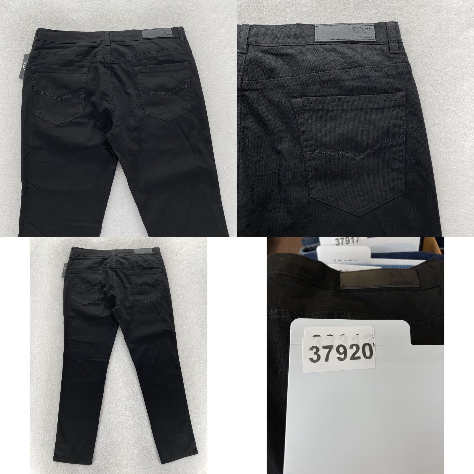 Vintage Cultura Pants Mens 34x30 Black Classic Stretch Premium Modern Casual 5-Pocket Size US 34 / EU 50 - 9 Thumbnail