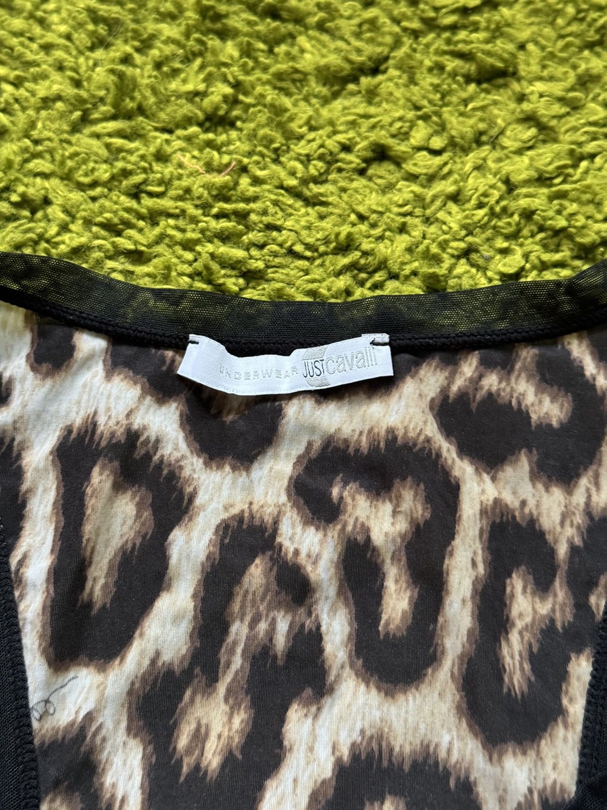 Just Cavalli × Roberto Cavalli Just Cavalli 2000s vintage archive Y2K mesh leopard tank top Size M / US 6-8 / IT 42-44 - 4 Thumbnail