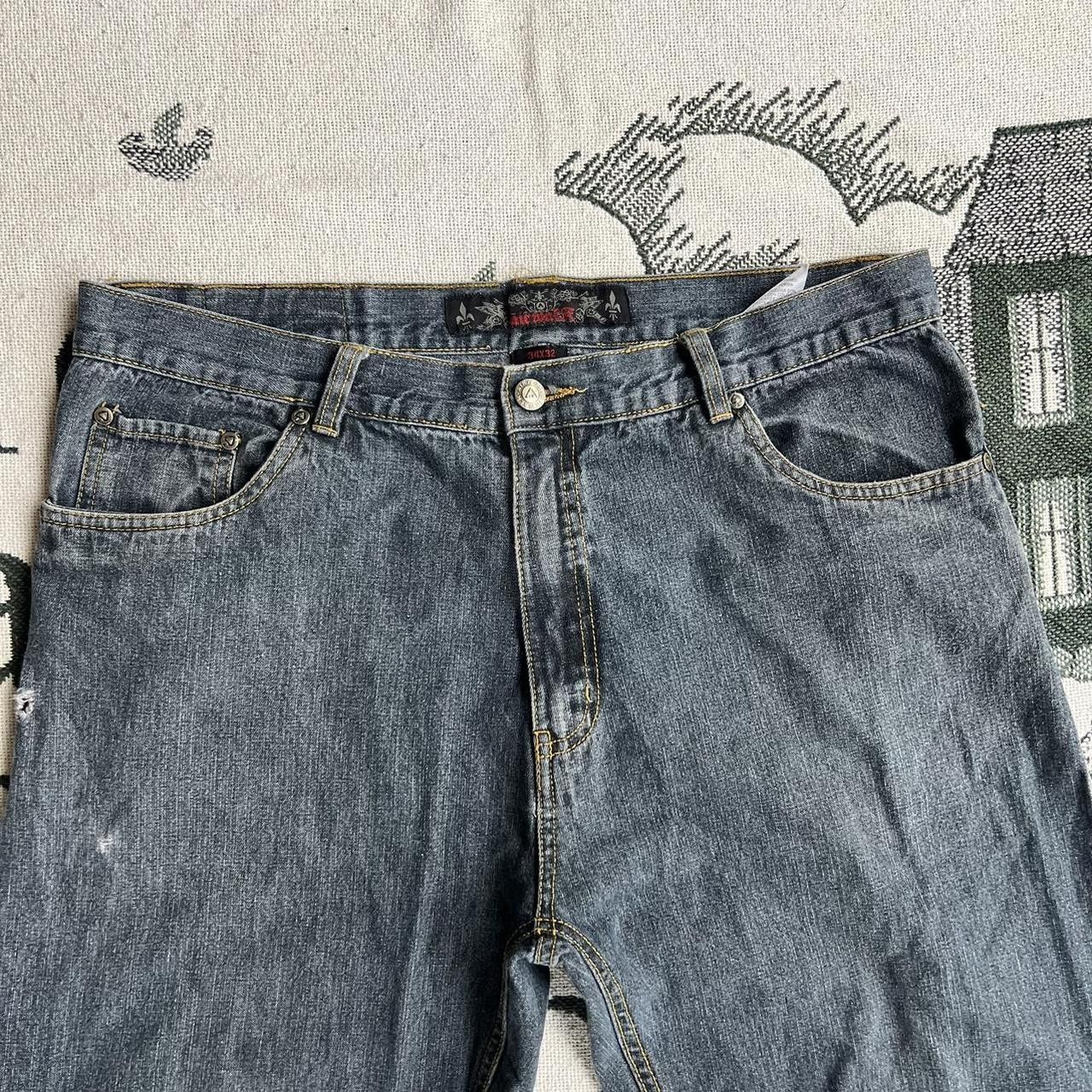 Airwalk Vintage 2000s/Y2K Dark Wash Airwalk Grunge Skater Denim Jeans ! Size US 35 - 6 Thumbnail