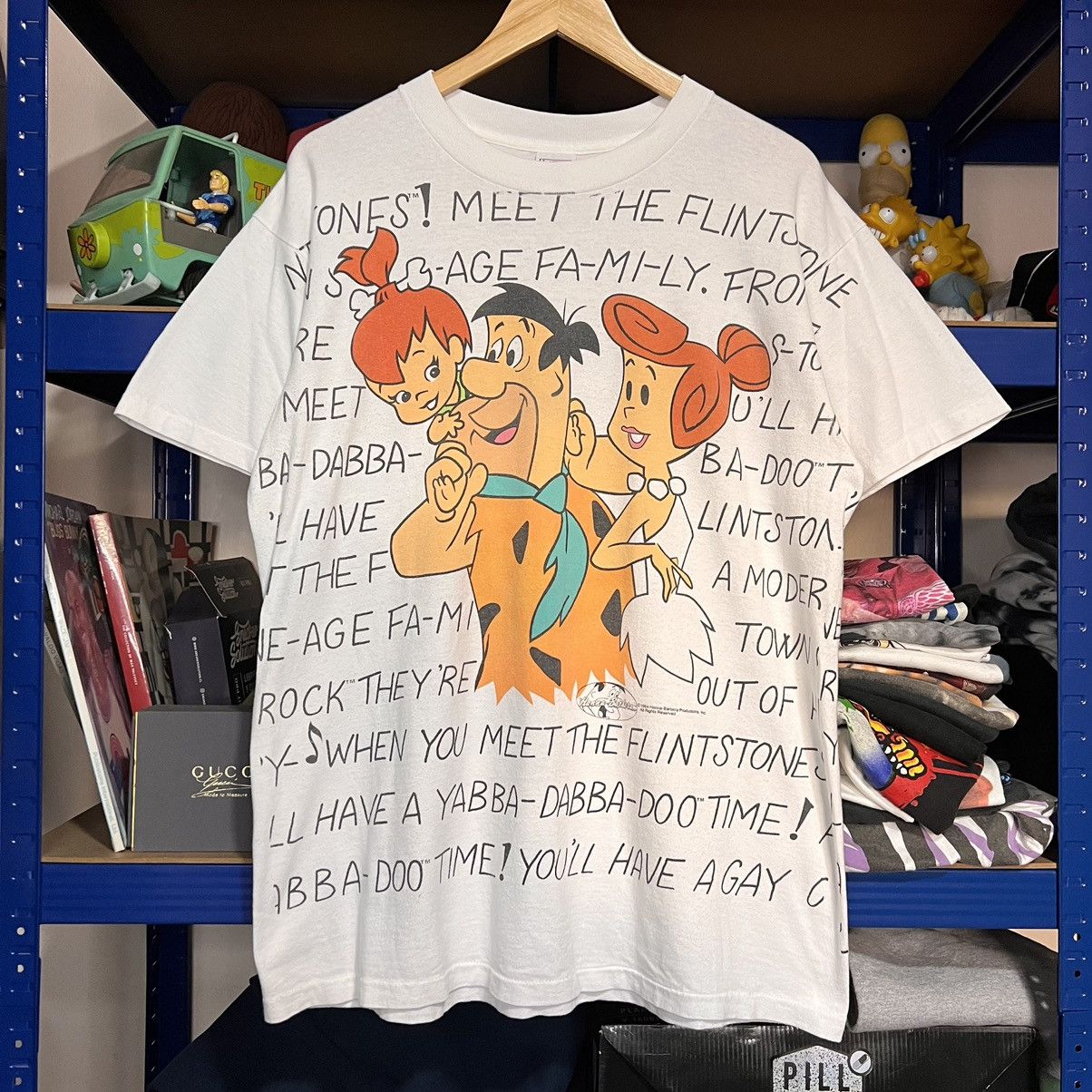 The Flintstones AOP vintage tee 90's cartoon network