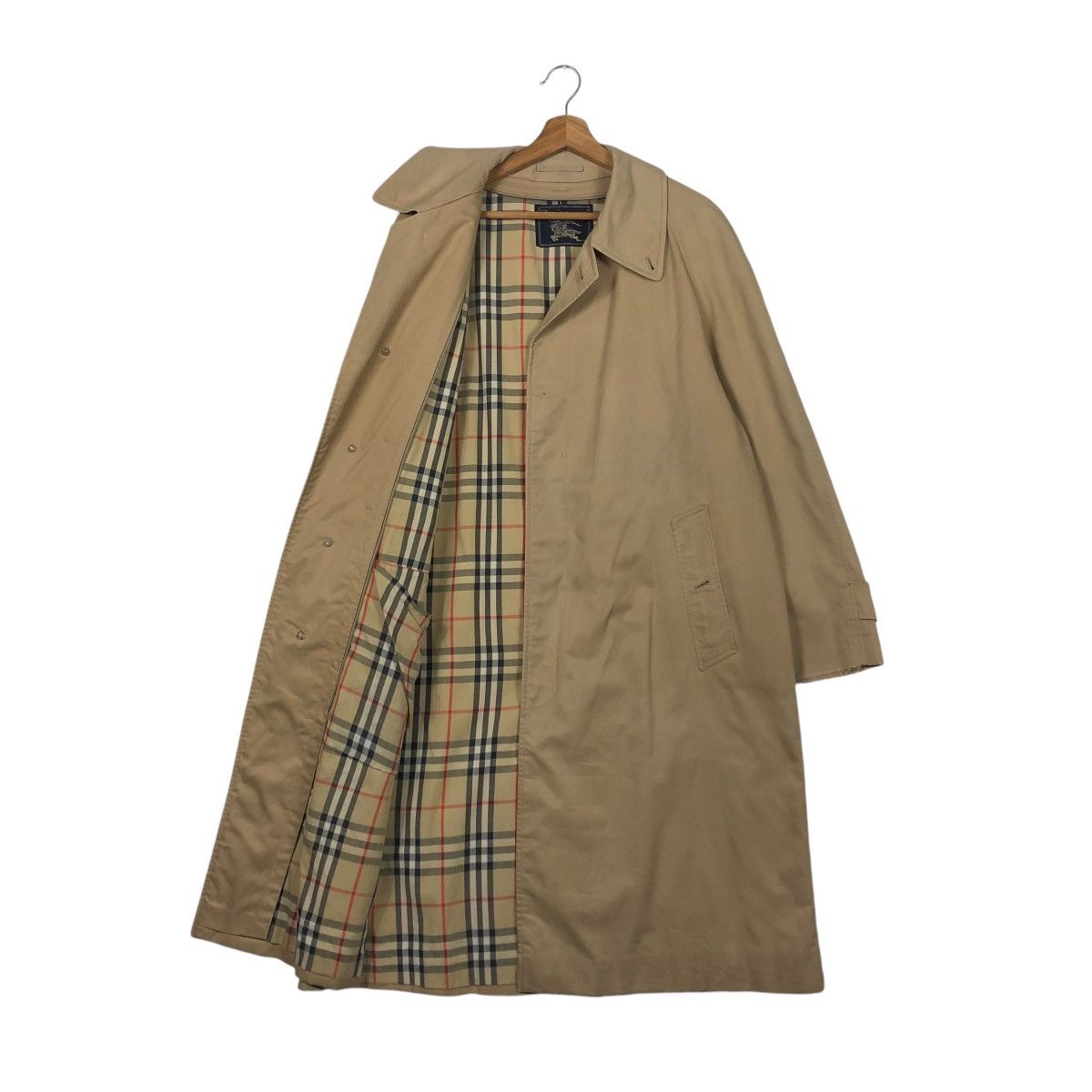 Burberry × Vintage 🔥VINTAGE LONG JACKET BURBERRYS NOVA CHECK BLANKET LINING Size US M / EU 48-50 / 2 - 1 Thumbnail