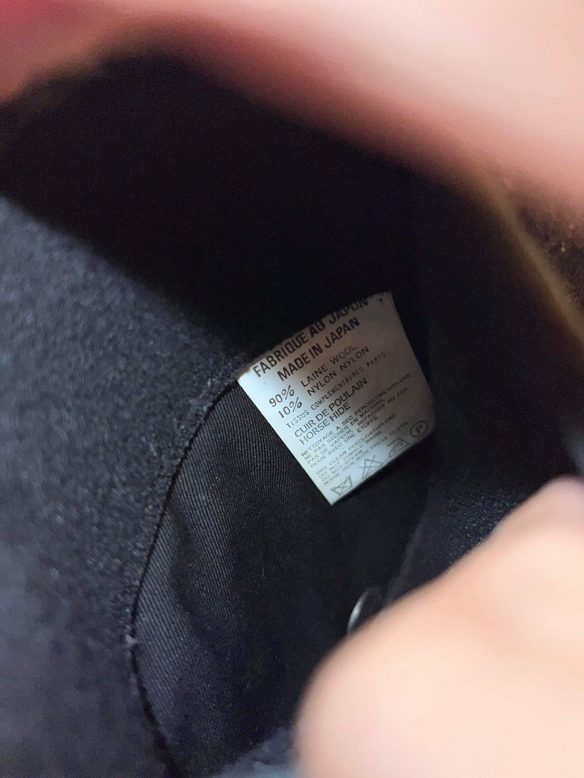 Yohji Yamamoto AW04 Backzip Heavy Wool Leather Collared Jacket Size US M / EU 48-50 / 2 - 11 Thumbnail