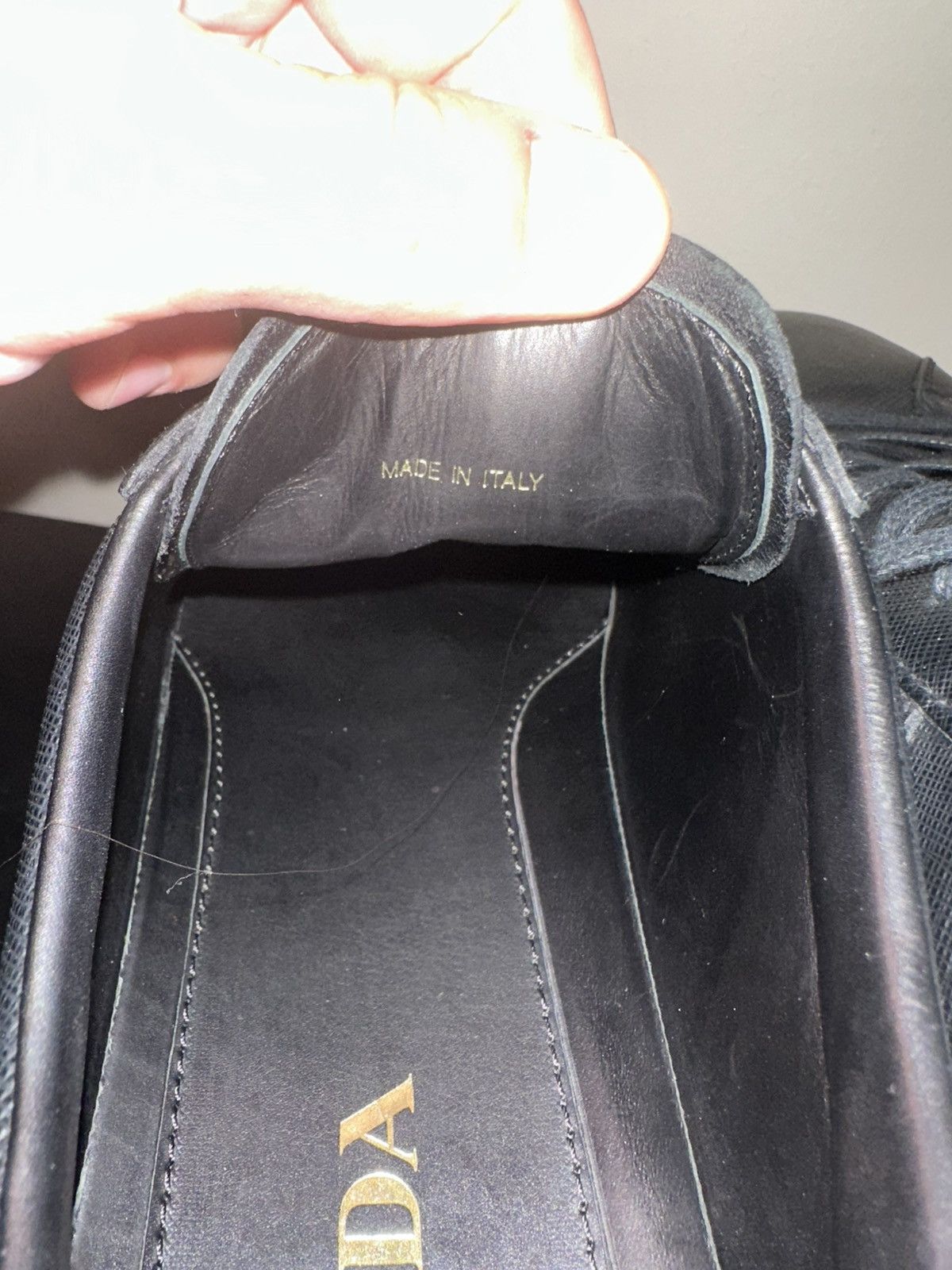 Prada Men’s Prada Calzature Uomo Black Size 10 Size US 10 / EU 43 - 6 Thumbnail