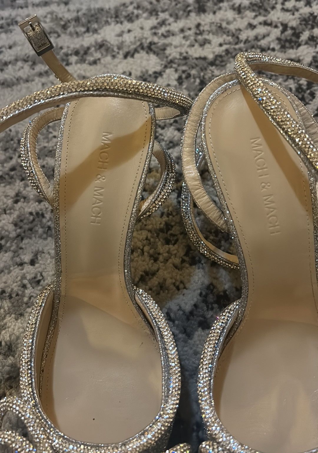 MACH & MACH MACH & MACH 100mm Bow-detailed Ankle-strap pumps size 40 Size US 10 / IT 40 - 6 Thumbnail