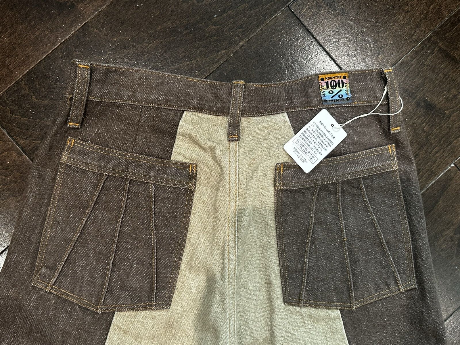 Kapital × Kapital Kountry Kapital Kountry Two-Toned Flared Denim Size US 32 / EU 48 - 4 Thumbnail
