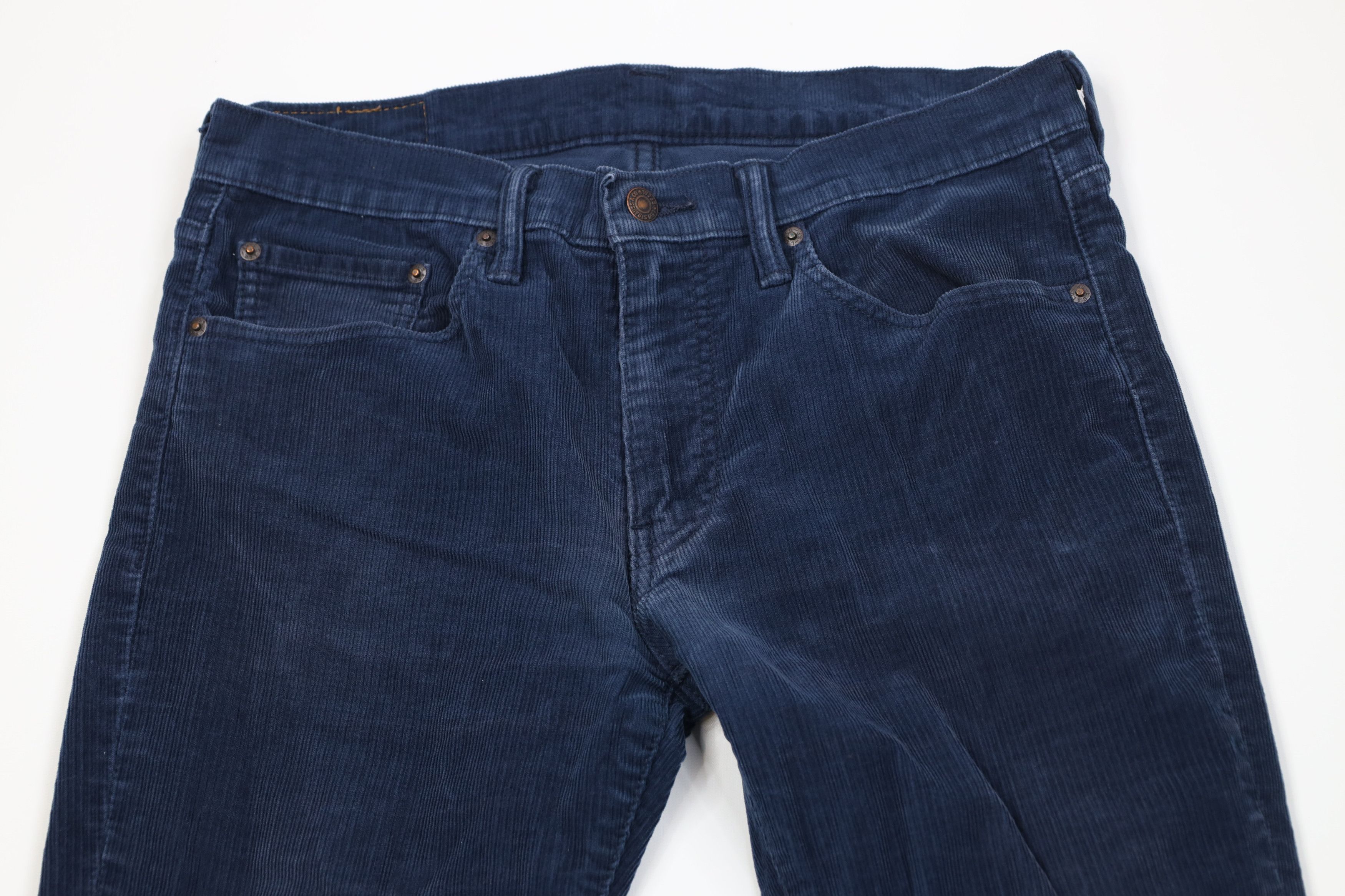 Levi's Vintage Y2K Levis 511 Slim Fit Corduroy Chino Pants Blue Size US 32 / EU 48 - 2 Thumbnail