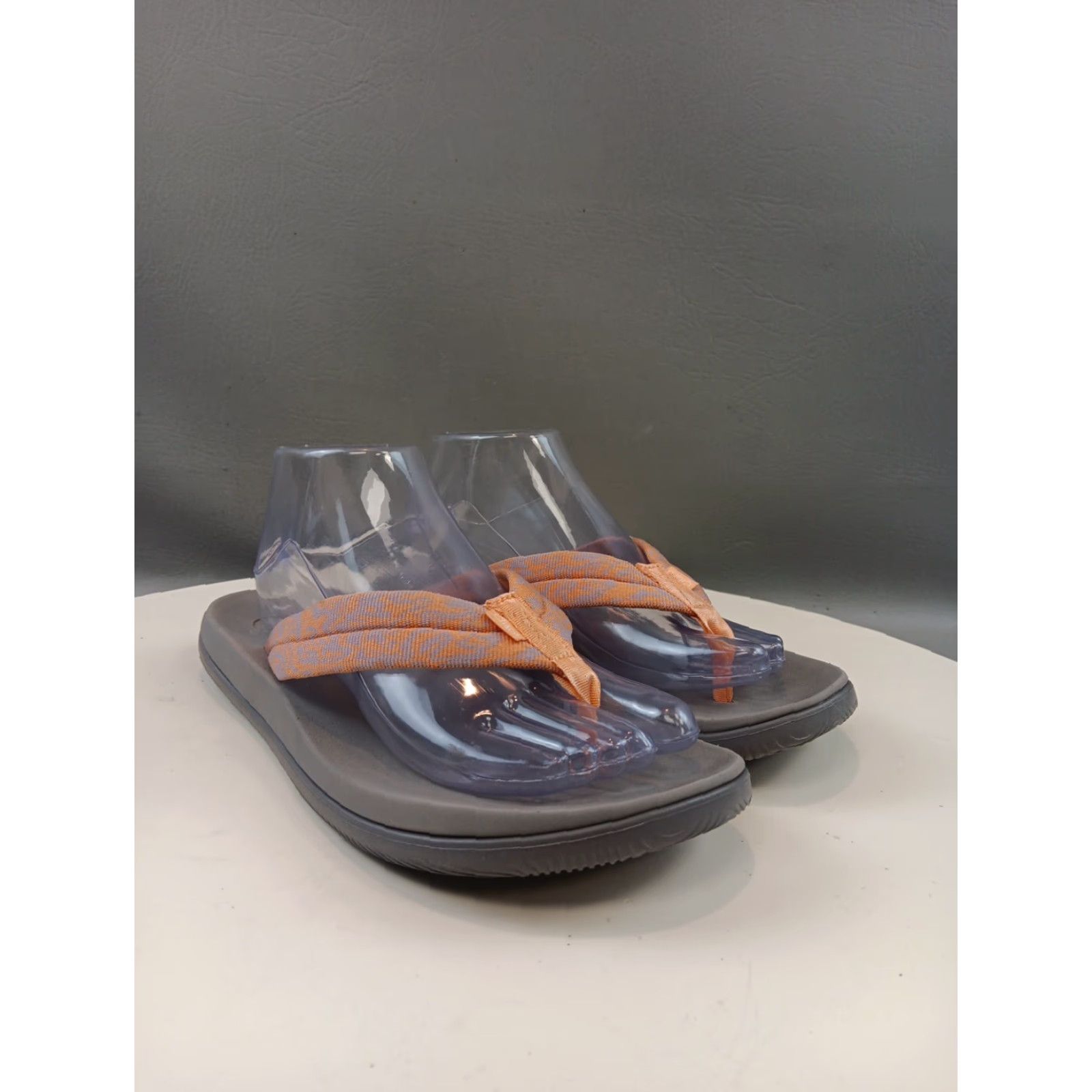 Chaco Chaco Sandals Women Flip Flop Chillos Flip Slip On 10 Pink/Gray Casual Travel blue Summer Womens Size US 8 / IT 38 - 2 Thumbnail
