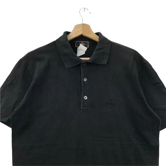 Fendi Vtg FENDI UOMO Solid Zucca Polo Tee Shirt Made In Italy Size US M / EU 48-50 / 2 - 3 Thumbnail