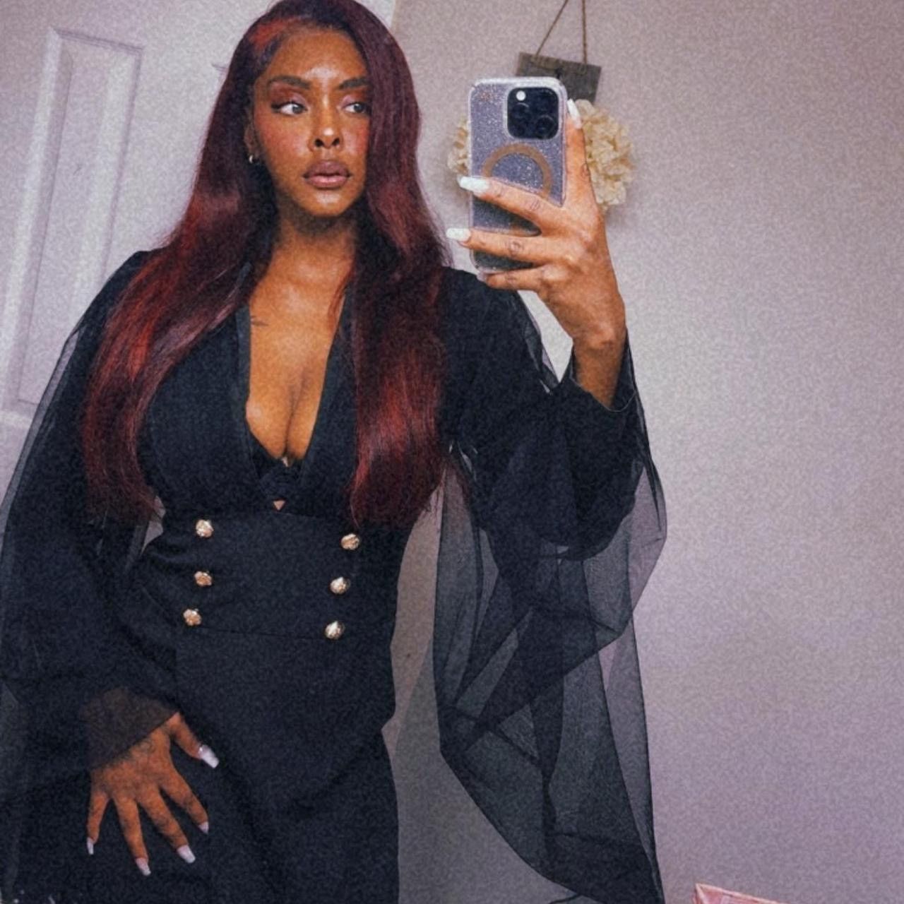 Fashion Nova Blazer Dress with Mesh Sleeves Size M / US 6-8 / IT 42-44 - 5 Thumbnail