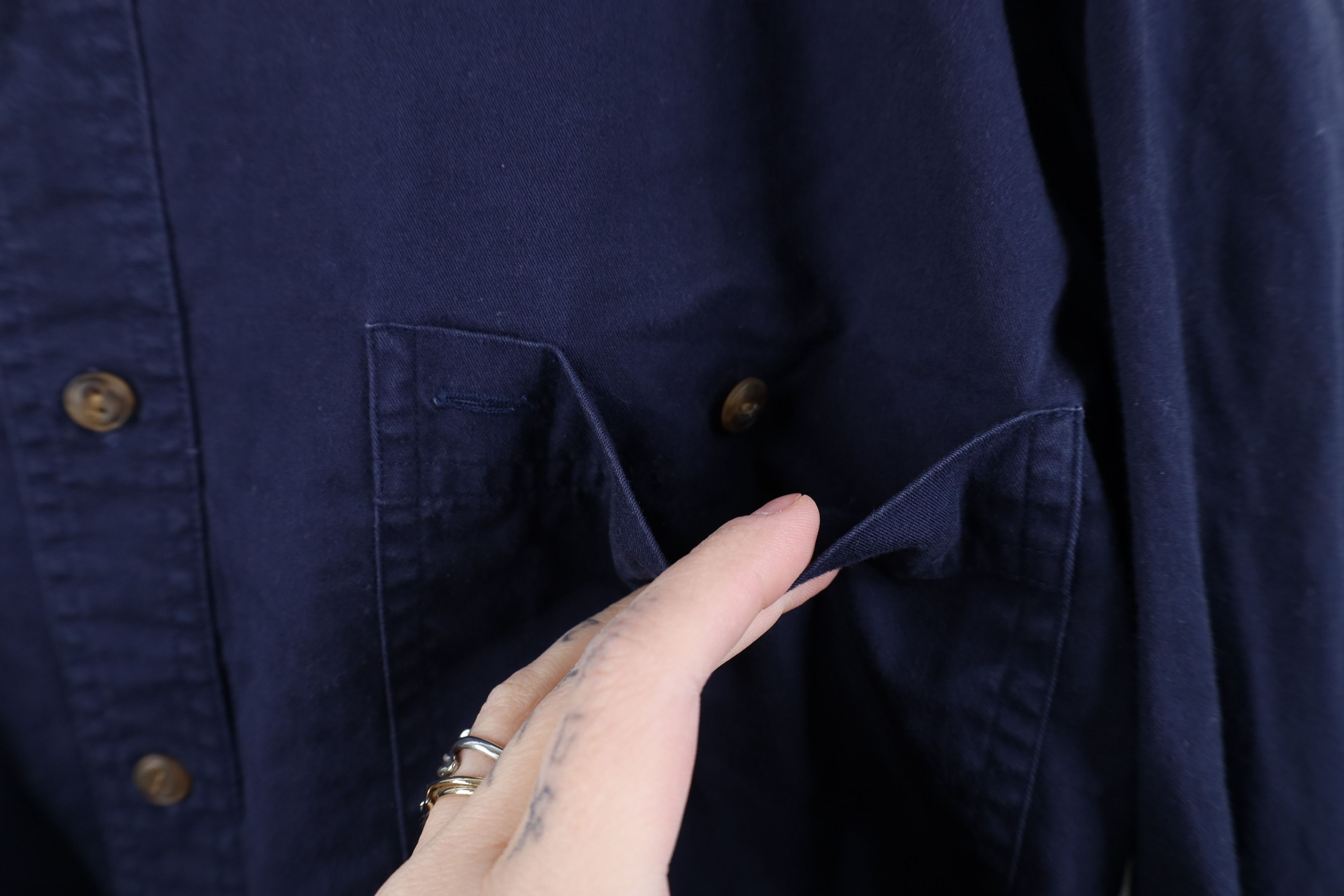 Polo Ralph Lauren Vintage 90s Chaps Ralph Lauren Boy Scout Tag Button Shirt Size US M / EU 48-50 / 2 - 5 Thumbnail