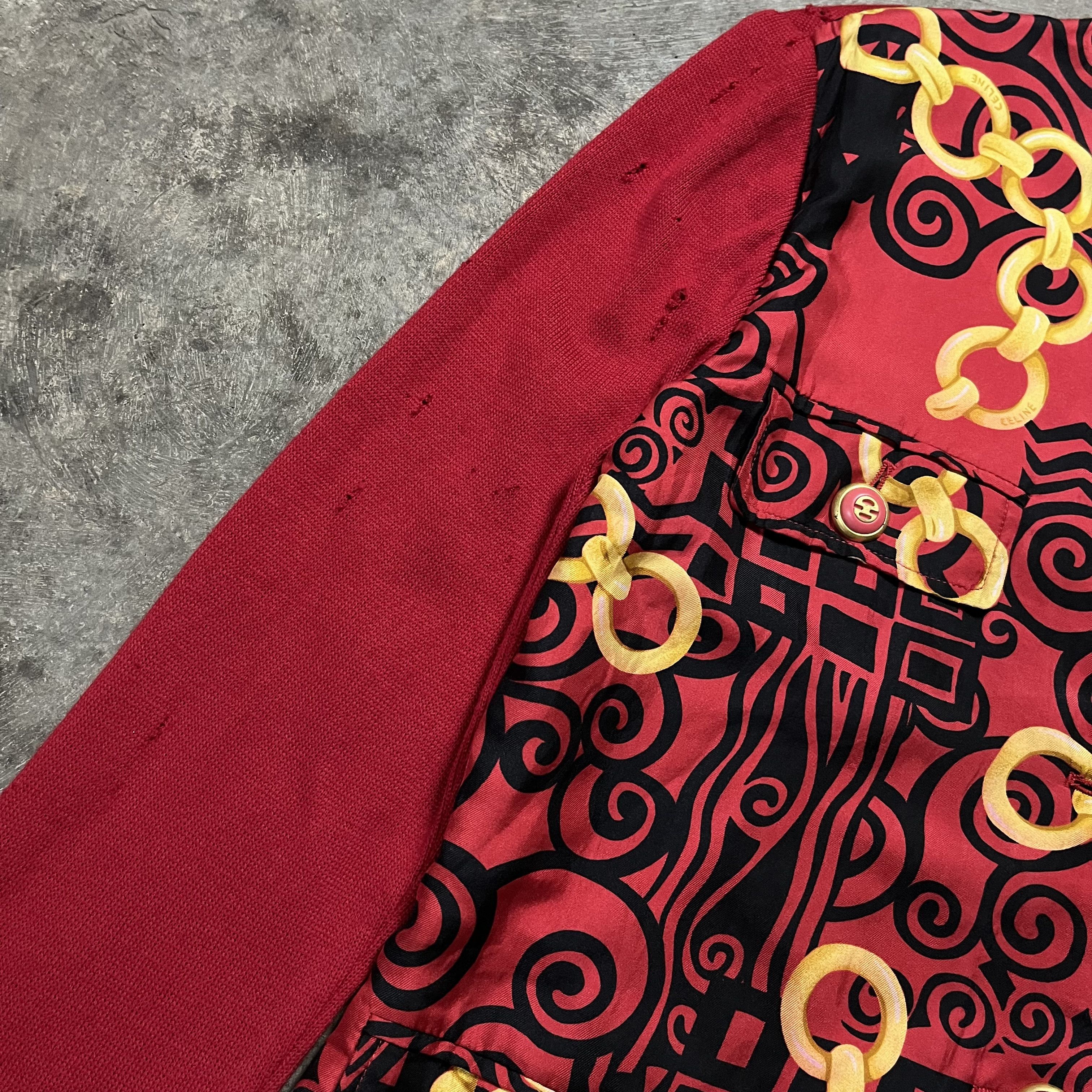 Celine × Designer Vintage Cardigan celine paris Size S / US 4 / IT 40 - 2 Thumbnail