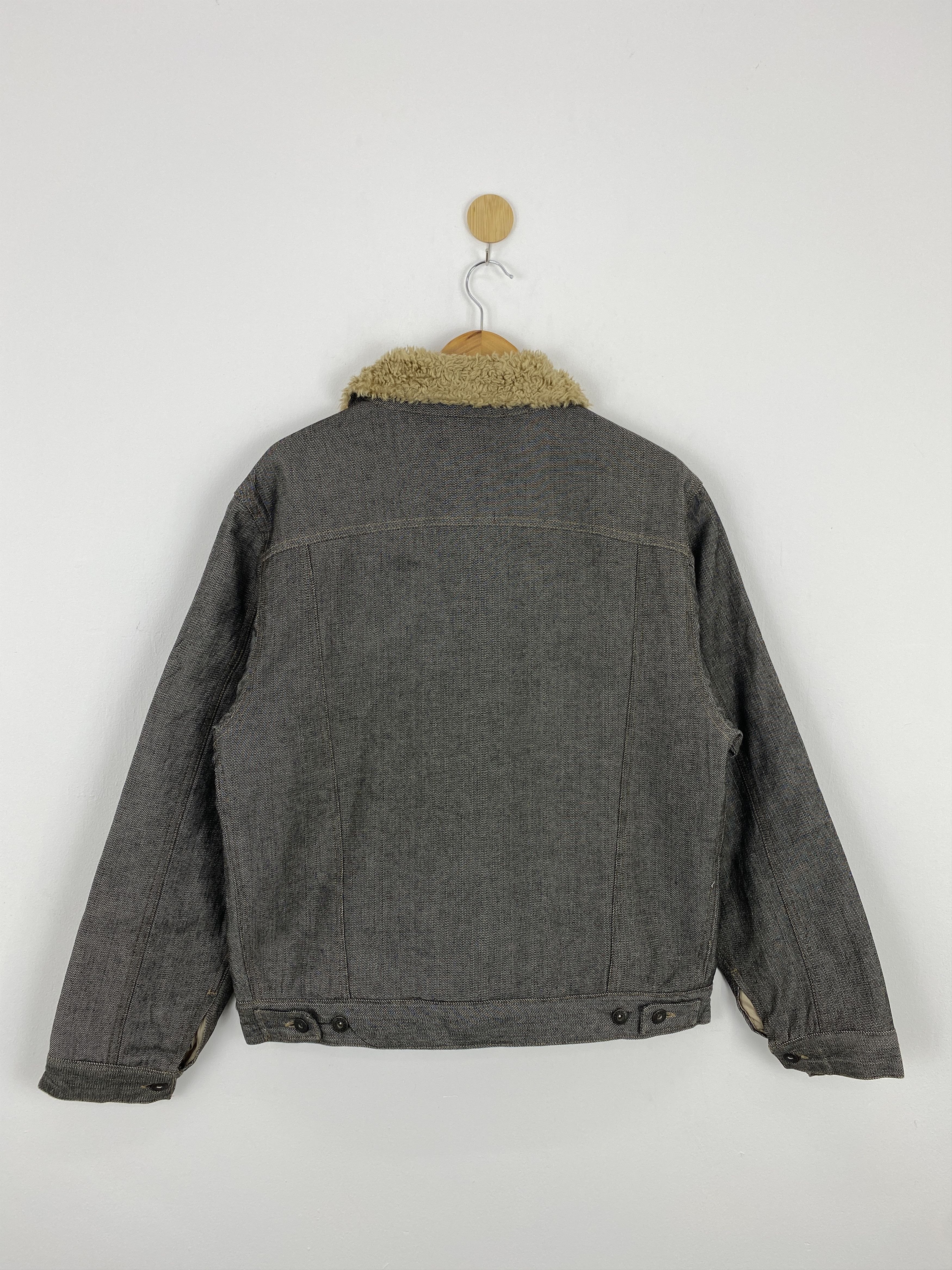 Japanese Brand × Vintage Vintage Japanese Brand Sherpa Inside Denim Jacket MJ0011 Size US L / EU 52-54 / 3 - 3 Thumbnail