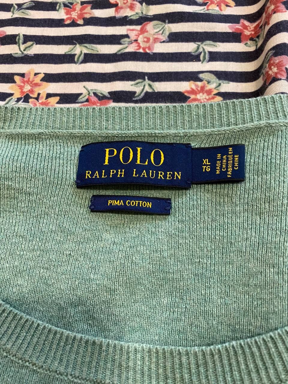 Polo Ralph Lauren Vintage Polo Ralph Lauren Pima Cotton Embroidered Logo XL Size US XL / EU 56 / 4 - 2 Thumbnail