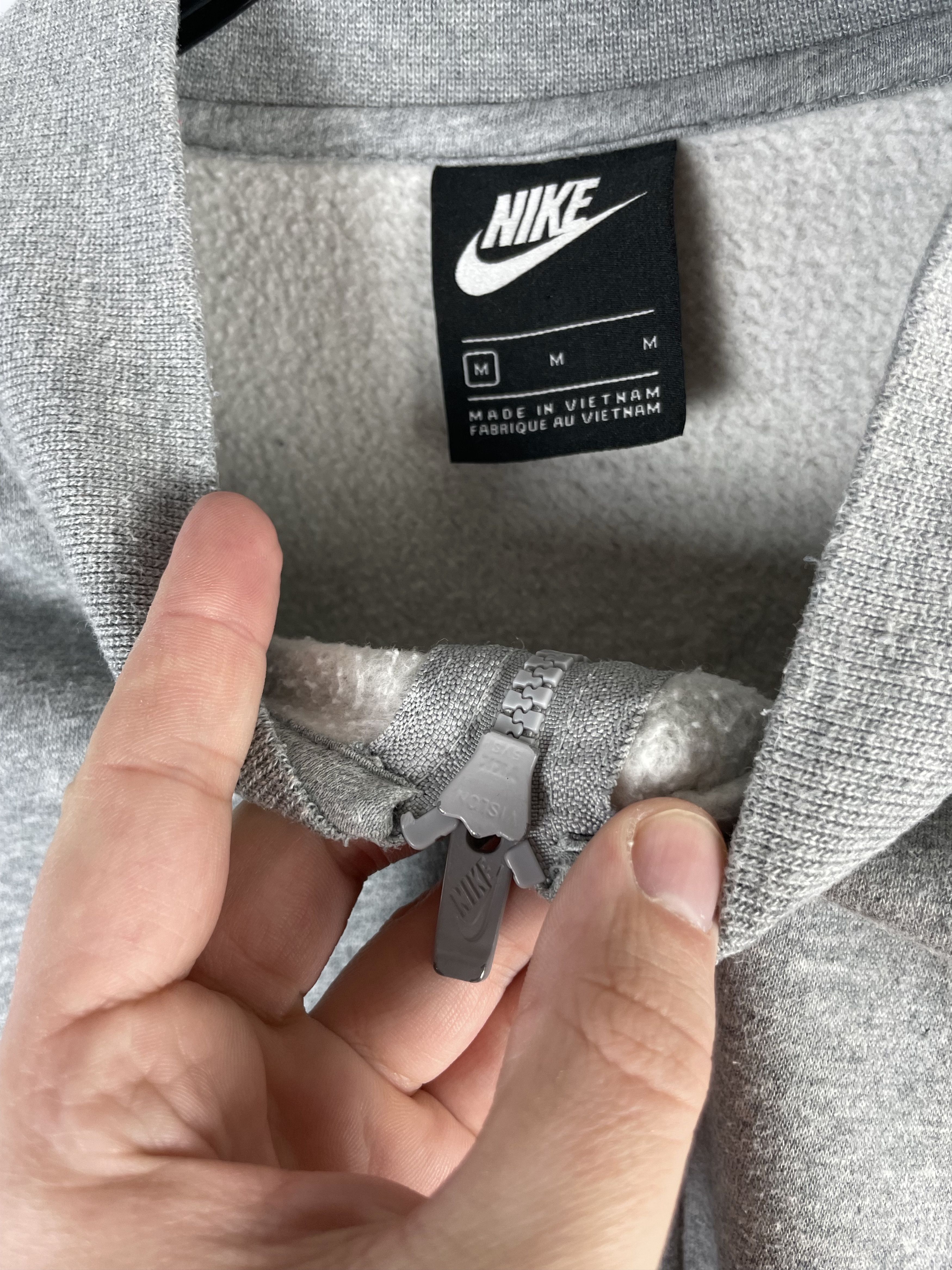 Nike Nike Mens Cotton Bomber Jacket Zip Hoodie Y2K Size US M / EU 48-50 / 2 - 6 Thumbnail