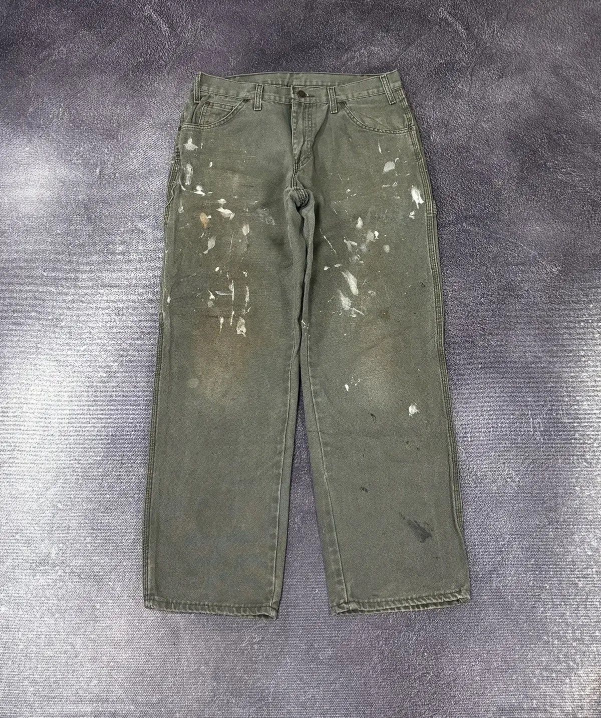 Dickies × Vintage Vintage Dickies Relaxed Fit Denim Work Baggy Pants Jeans Size US 32 / EU 48 - 2 Thumbnail