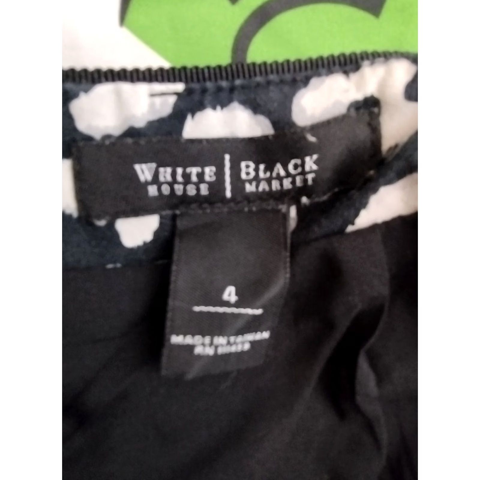 White House Black Market VINTAGE White House Black Market Pencil Skirt Women Knee Length Black White Leopard Size 4 XS-XS? Size 27" / US 4 / IT 40 - 5 Thumbnail