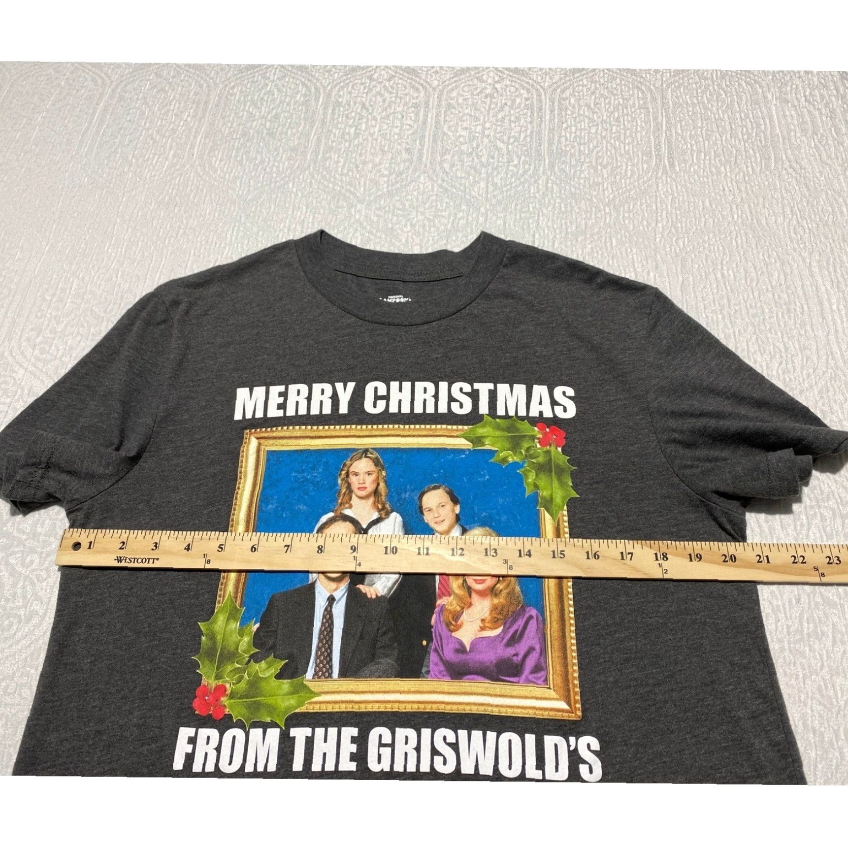 Vintage National Lampoon's T-Shirt Men's Large Gray Christmas Vacation Griswolds Movie Size US L / EU 52-54 / 3 - 6 Thumbnail