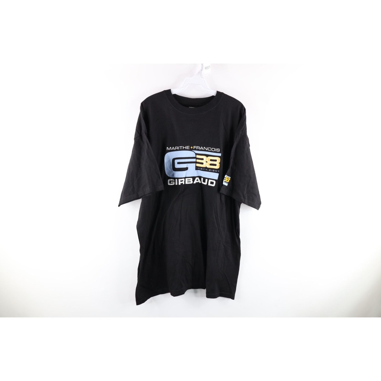 Marithe + Francois Girbaud × Vintage NOS Vintage 90s Marithe Francois Girbaud Box Logo T-Shirt Size US XL / EU 56 / 4 - 1 Thumbnail