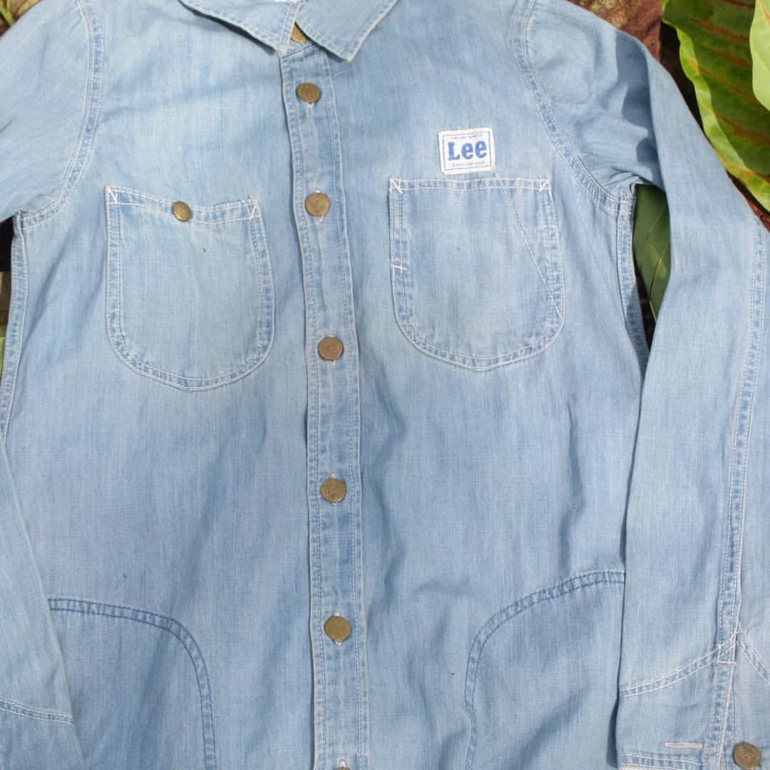 Lee Lee Chambray Long dress Shirt Size L unisex Union Made Size US L / EU 52-54 / 3 - 3 Thumbnail