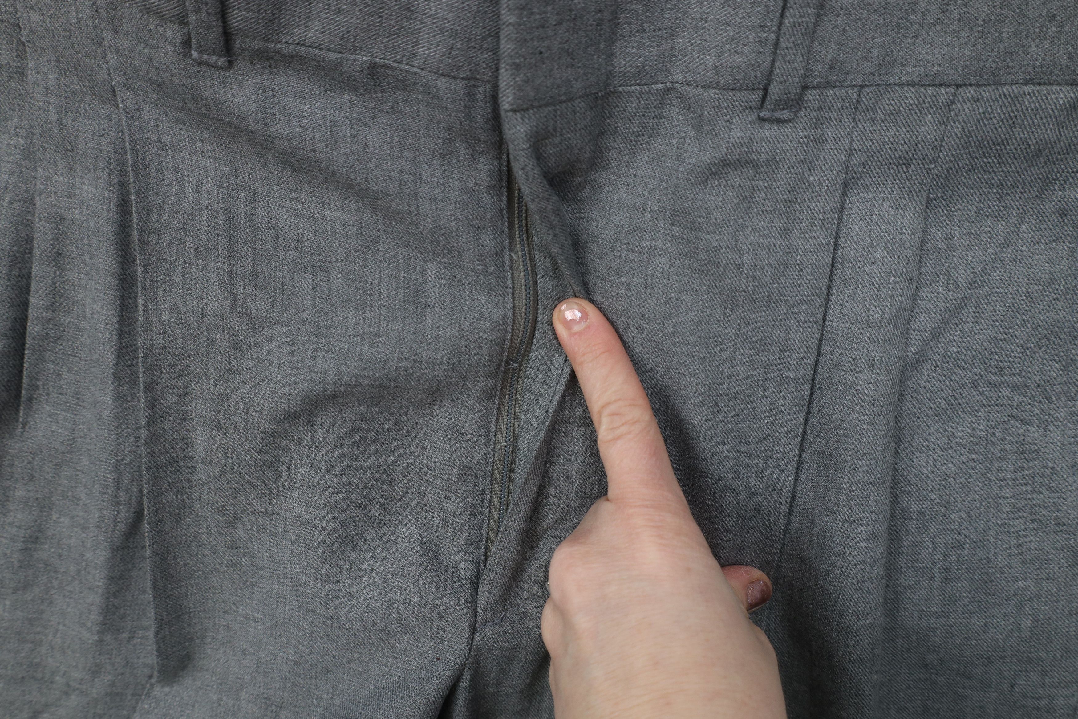 Vintage Deadstock Vintage 70s Streetwear Gabardine Wide Leg Pants Size US 38 / EU 54 - 6 Thumbnail