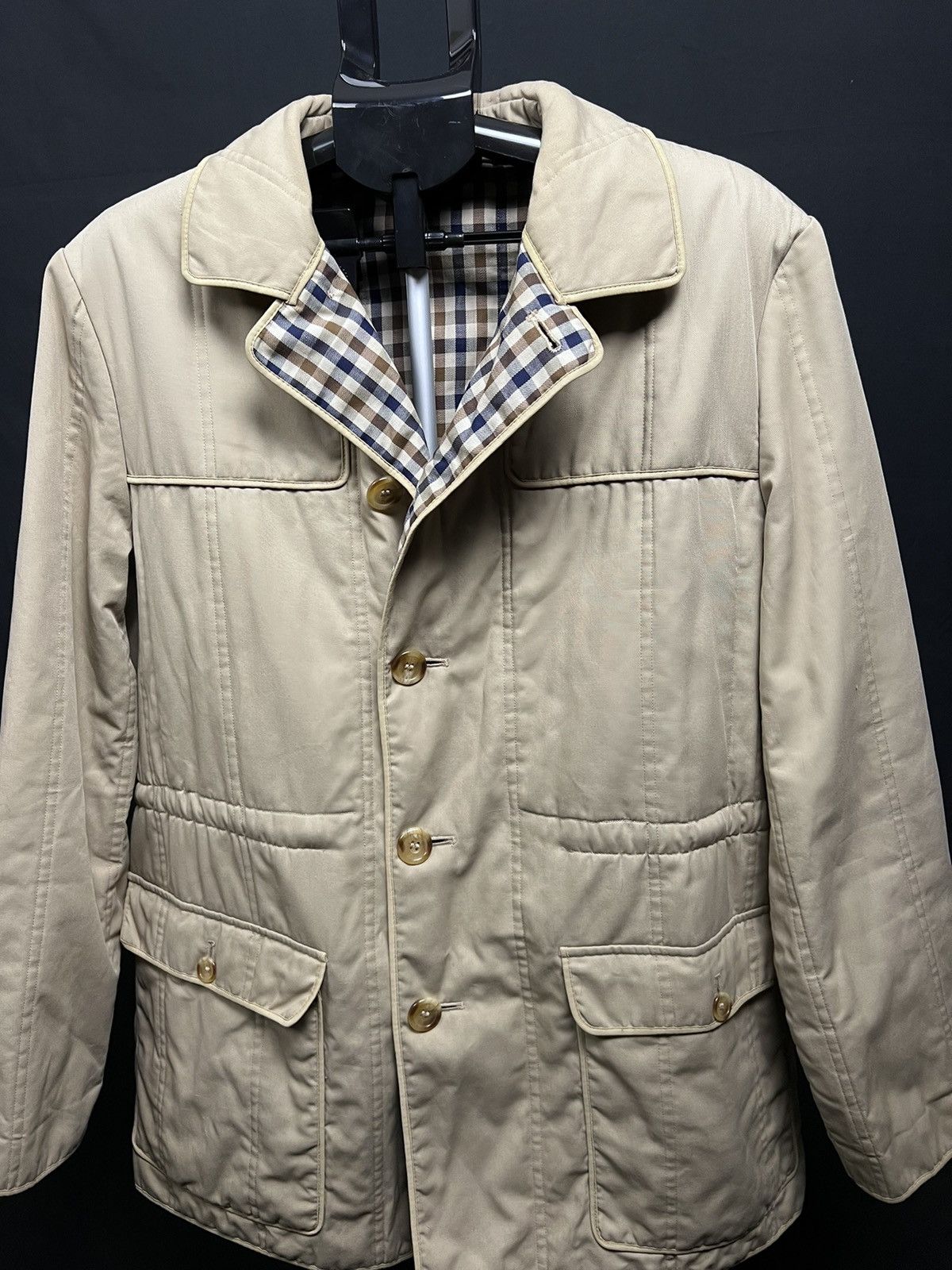 Aquascutum × Vintage 🔴 Aquascutum jacket classic Size US L / EU 52-54 / 3 - 6 Thumbnail