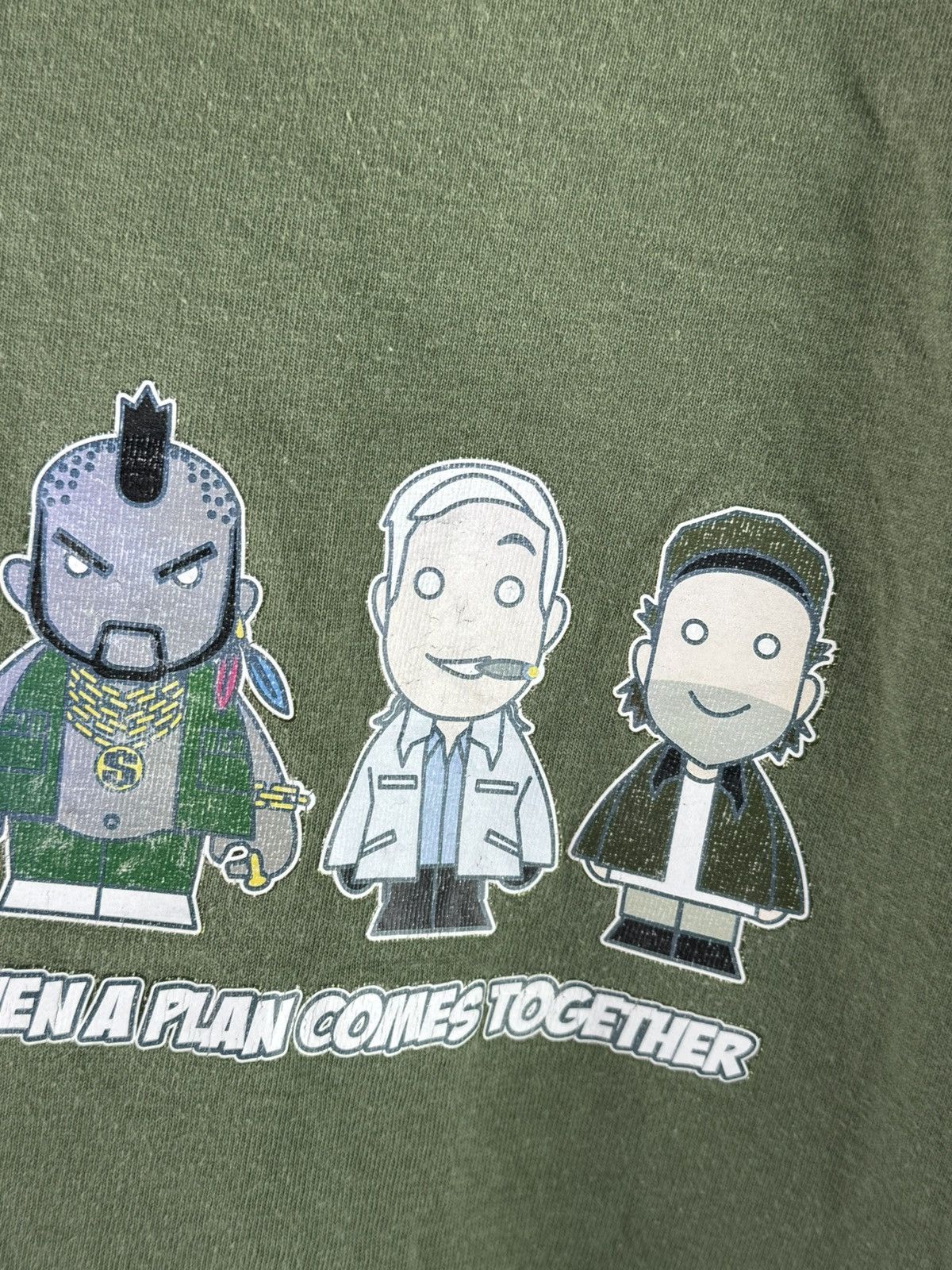 Other Vintage Ape (Bape) I Love It When A Plan Comes Together Tee Size US M / EU 48-50 / 2 - 3 Thumbnail
