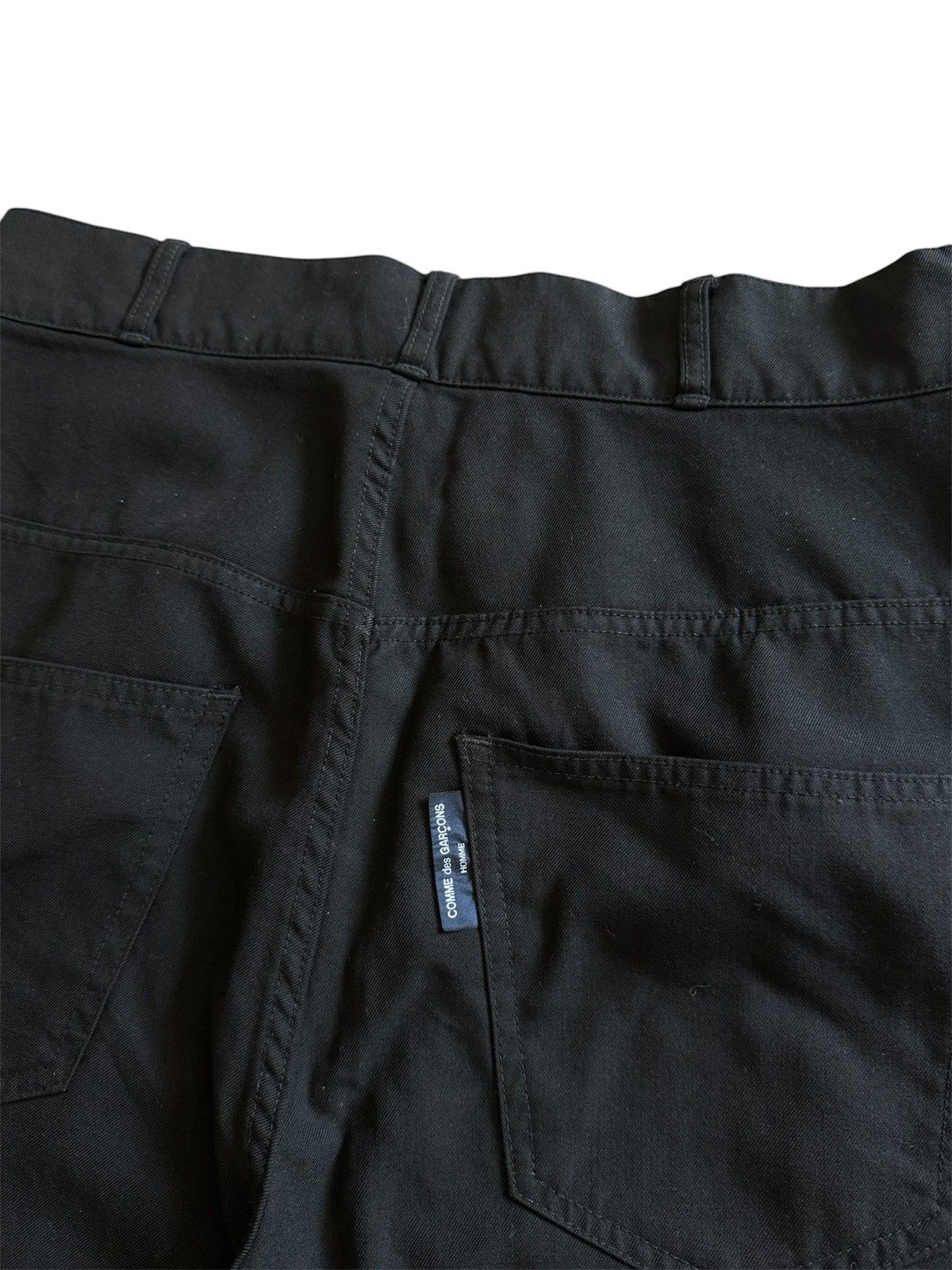 Comme des Garcons × Comme des Garcons Homme AD2022 Comme Des Garcons Homme Black Casual Runway Trousers Size US 32 / EU 48 - 4 Thumbnail