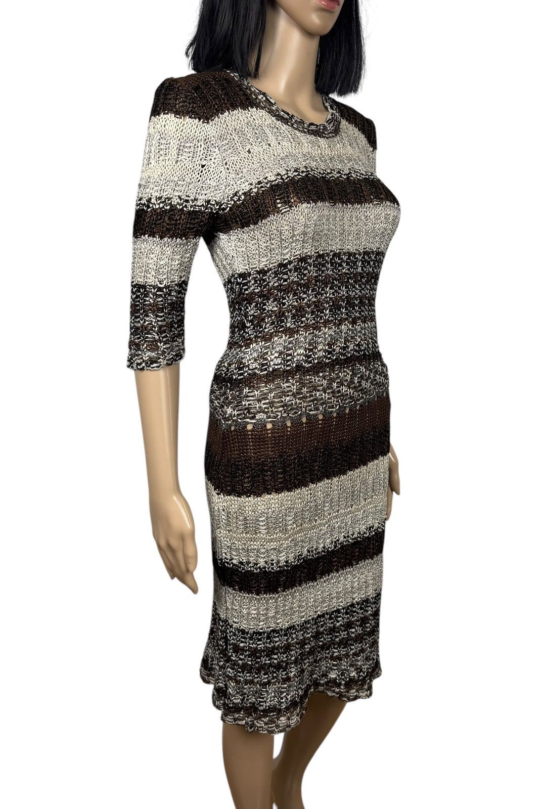 Oscar De La Renta Oscar De La Renta Silk Knit Dress Bodycon size 8 Size S / US 4 / IT 40 - 4 Thumbnail