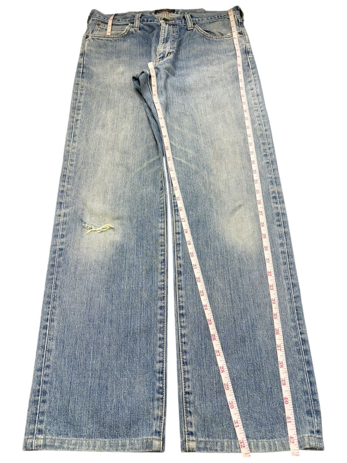 Wrangler Vintage Wrangler Faded Wash Distressed Loose Jeans Size US 33 - 7 Thumbnail