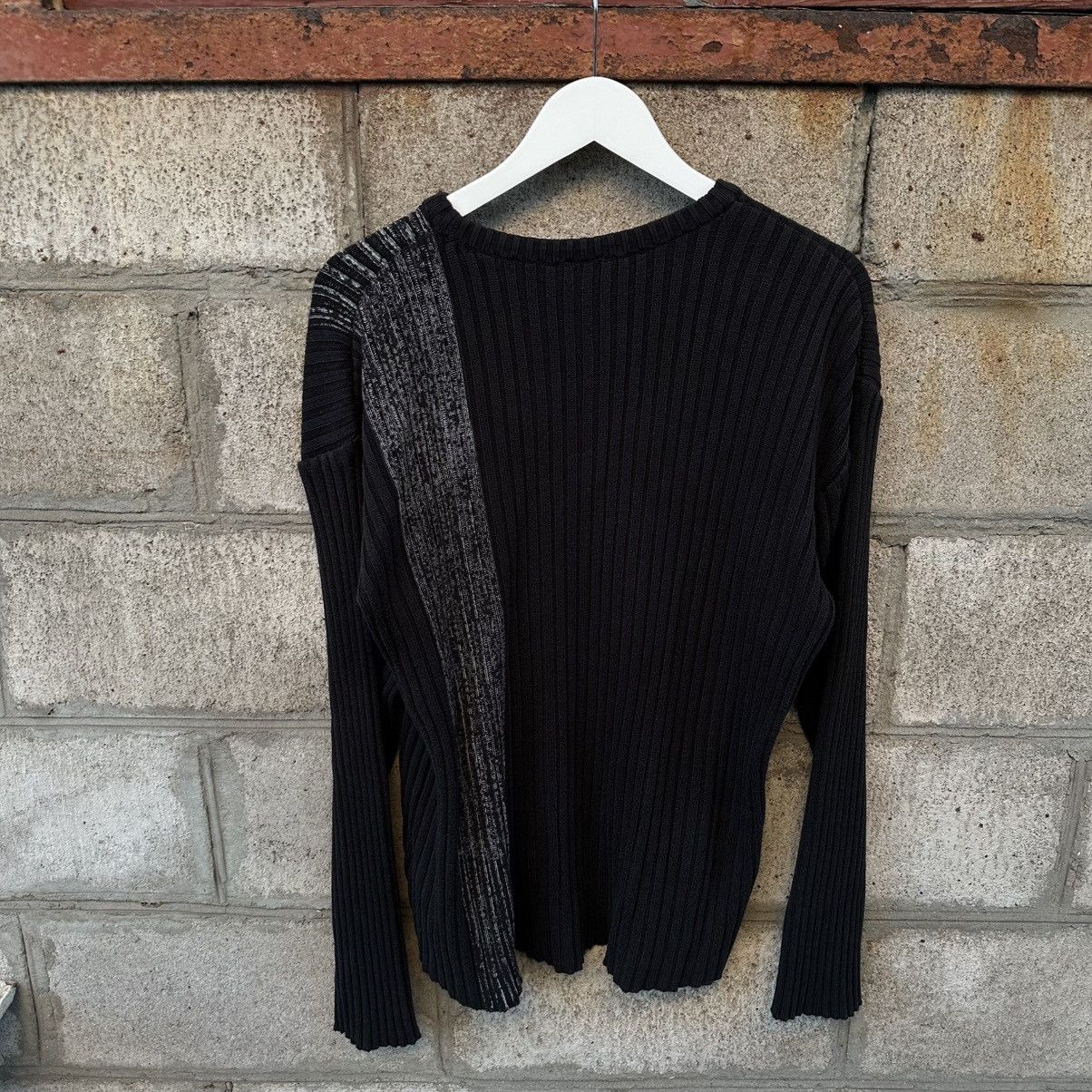 Le Grande Bleu (L.G.B.) VTG Japan Knit Sweater Pure Y2K 00s USA Grunge Avantgarde Size US L / EU 52-54 / 3 - 2 Thumbnail