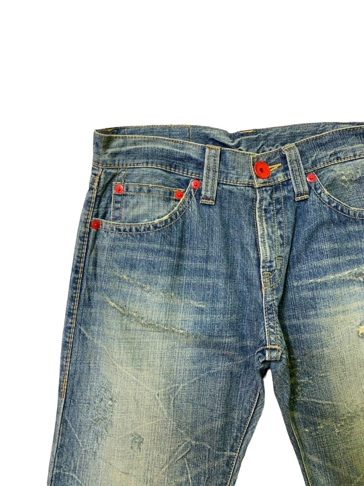 Japanese Brand × Vintage Vintage COCOLULU Big Logo Distressed Acid Wash Denim Size US 32 / EU 48 - 4 Thumbnail
