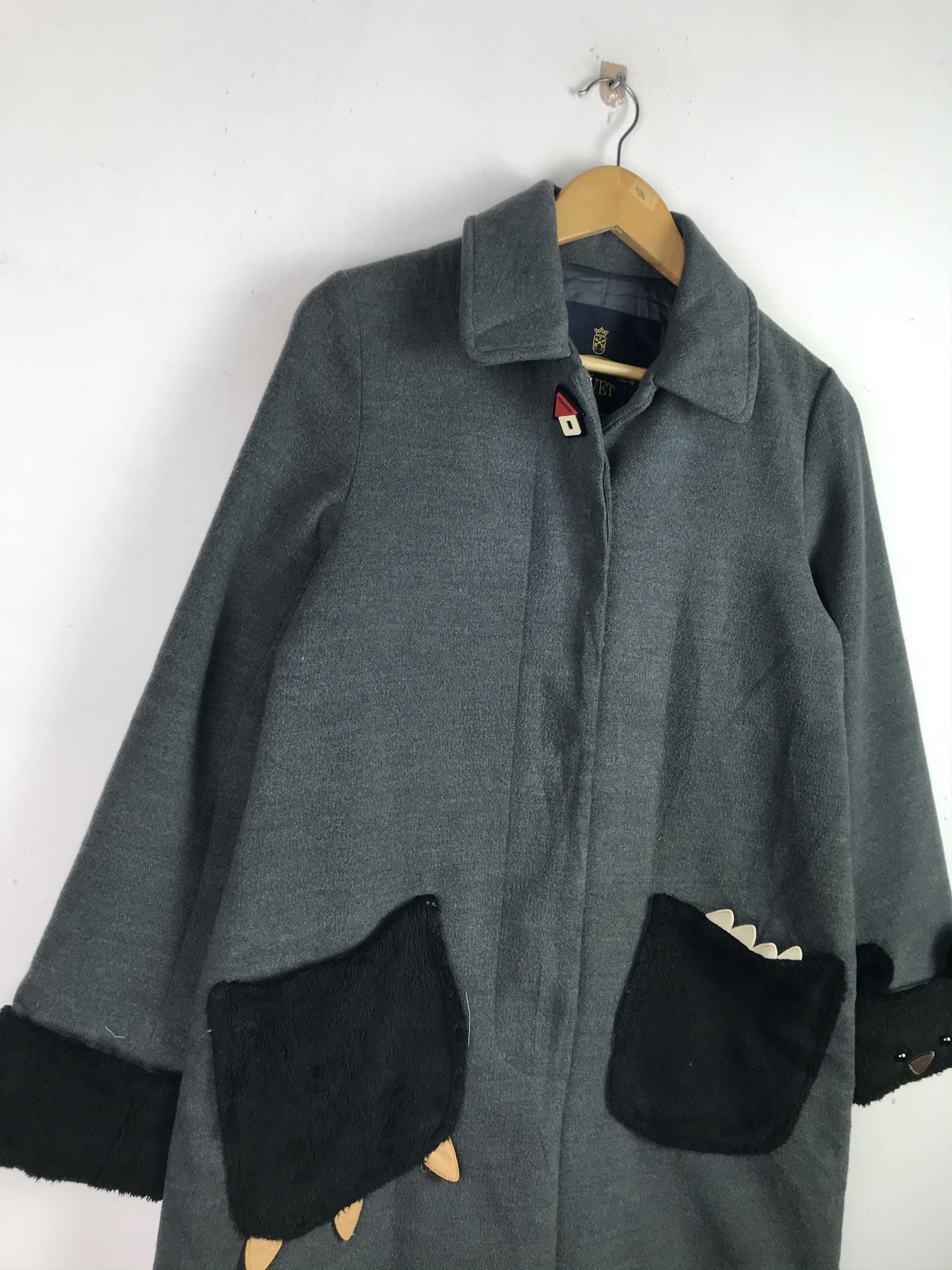 Japanese Brand × Vintage Vintage Rivet & Surge Rare Design Wool Long Jacket Size US M / EU 48-50 / 2 - 7 Thumbnail