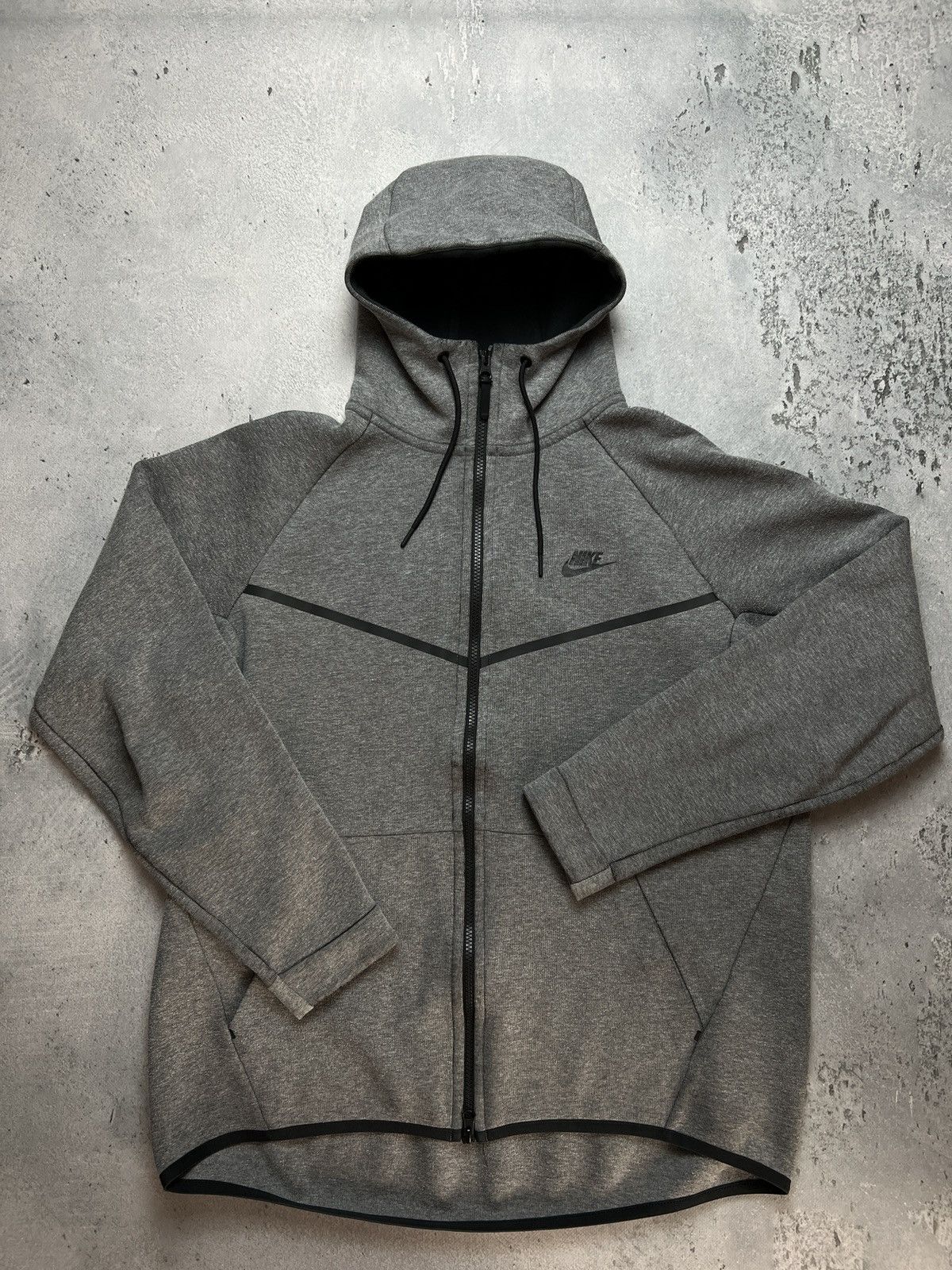 Nike 🔥 Grey Nike Tech Fleece Full Suit Oversize Drill Track Suit Size US XL / EU 56 / 4 - 19 Thumbnail