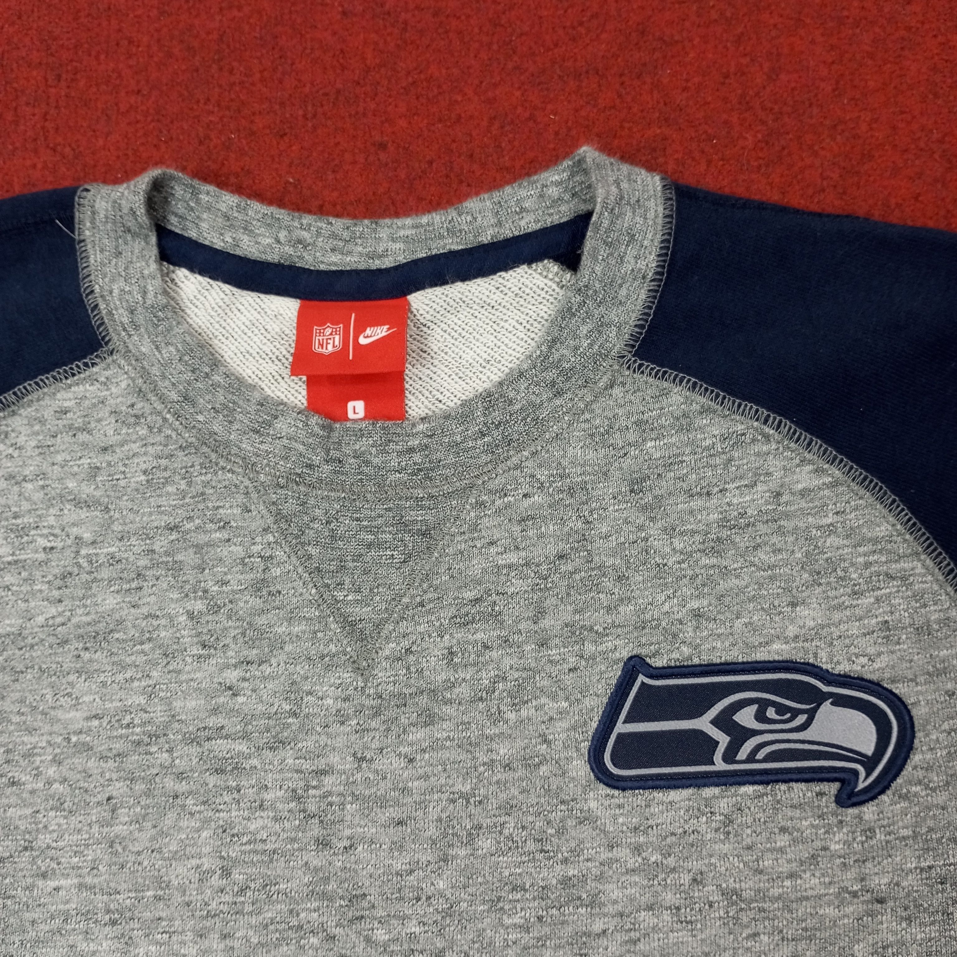 Nike Nike Seatle Seahawks Football Team Sweatshirt c226n1 Size US L / EU 52-54 / 3 - 2 Thumbnail