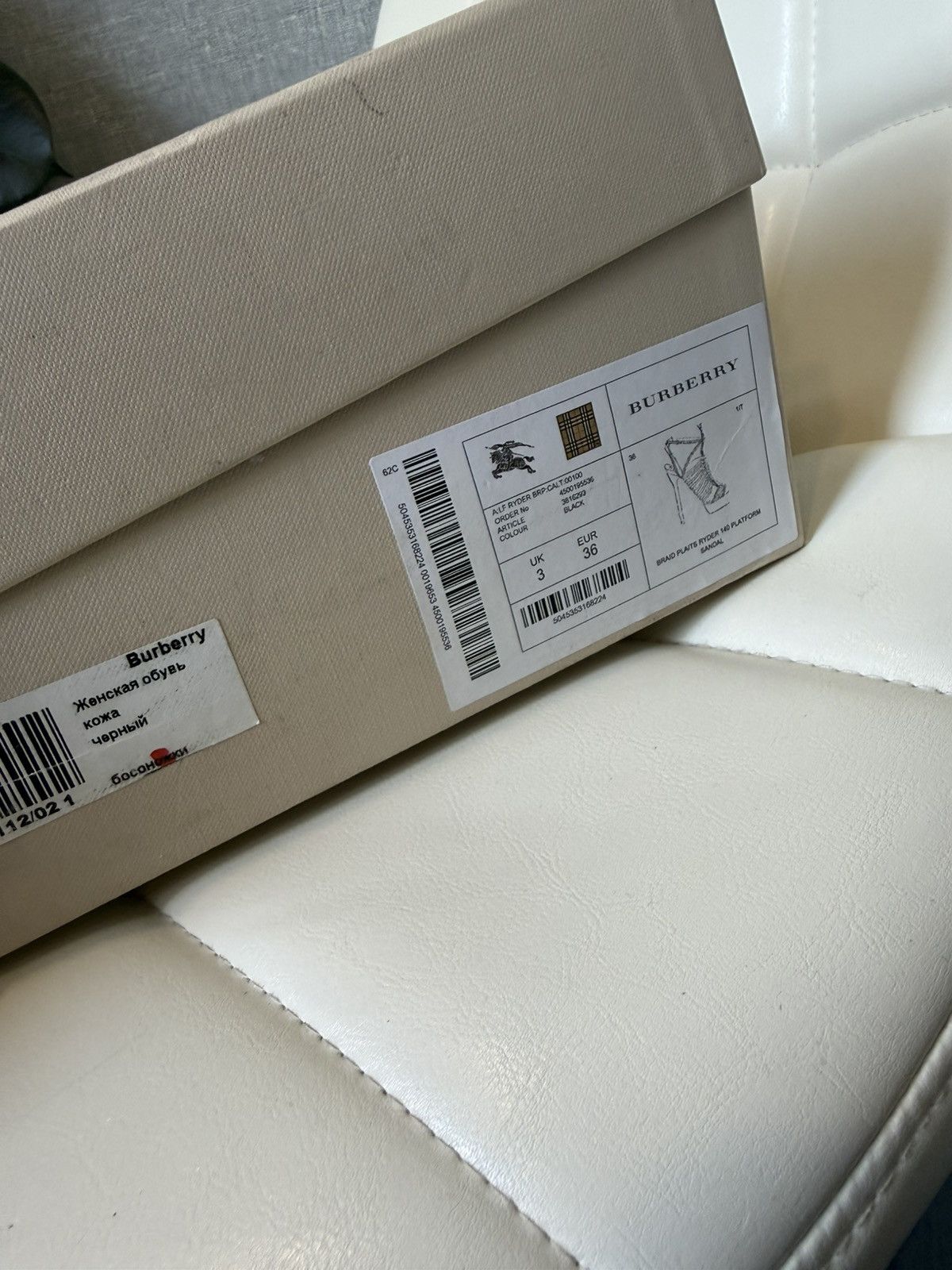 Burberry Burberry Braid Plaits Ryder 140 Platform High Heel Sandals Size US 6 / IT 36 - 22 Thumbnail