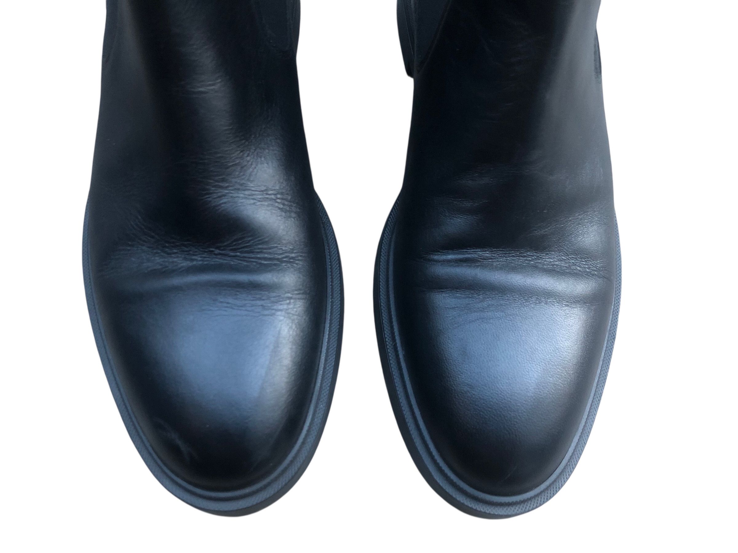 Hugo Boss 🔥Rare BOSS Calev Cheb Leather Chelsea Boots Hugo Boss Size US 8 / EU 41 - 7 Thumbnail