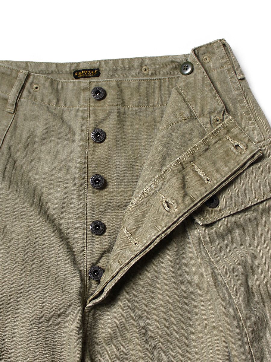Kapital Kapital Herringbone Jumbo Monkey Pants Size US 34 / EU 50 - 5 Thumbnail