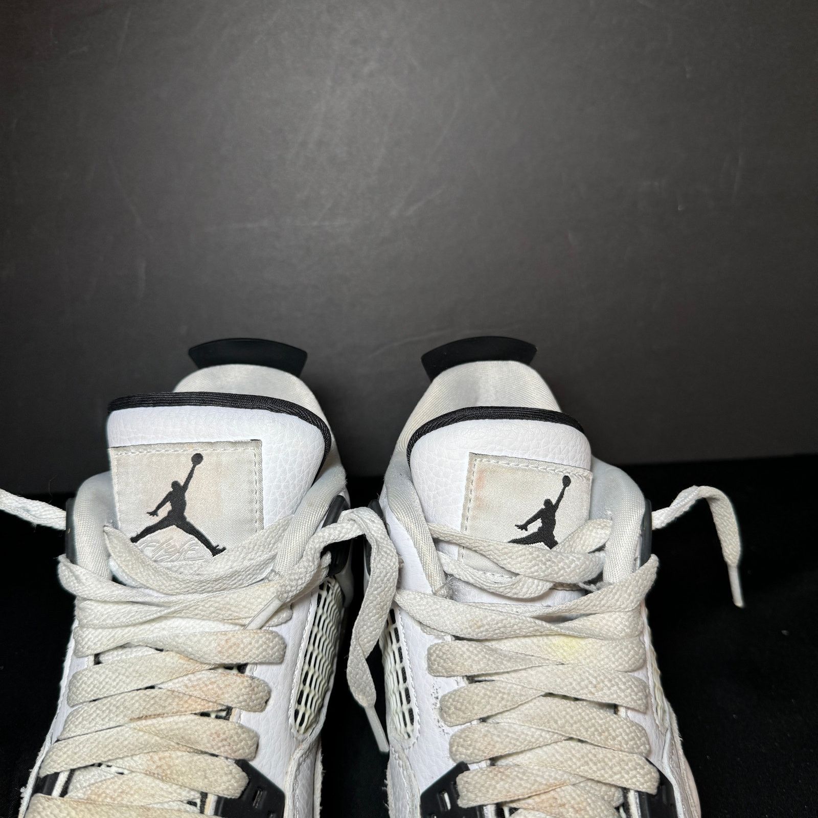 Jordan Brand × Nike Size 5 Nike Air Jordan 4 Retro GS Military Black Men's Shoes Size US 5 / EU 37 - 5 Thumbnail