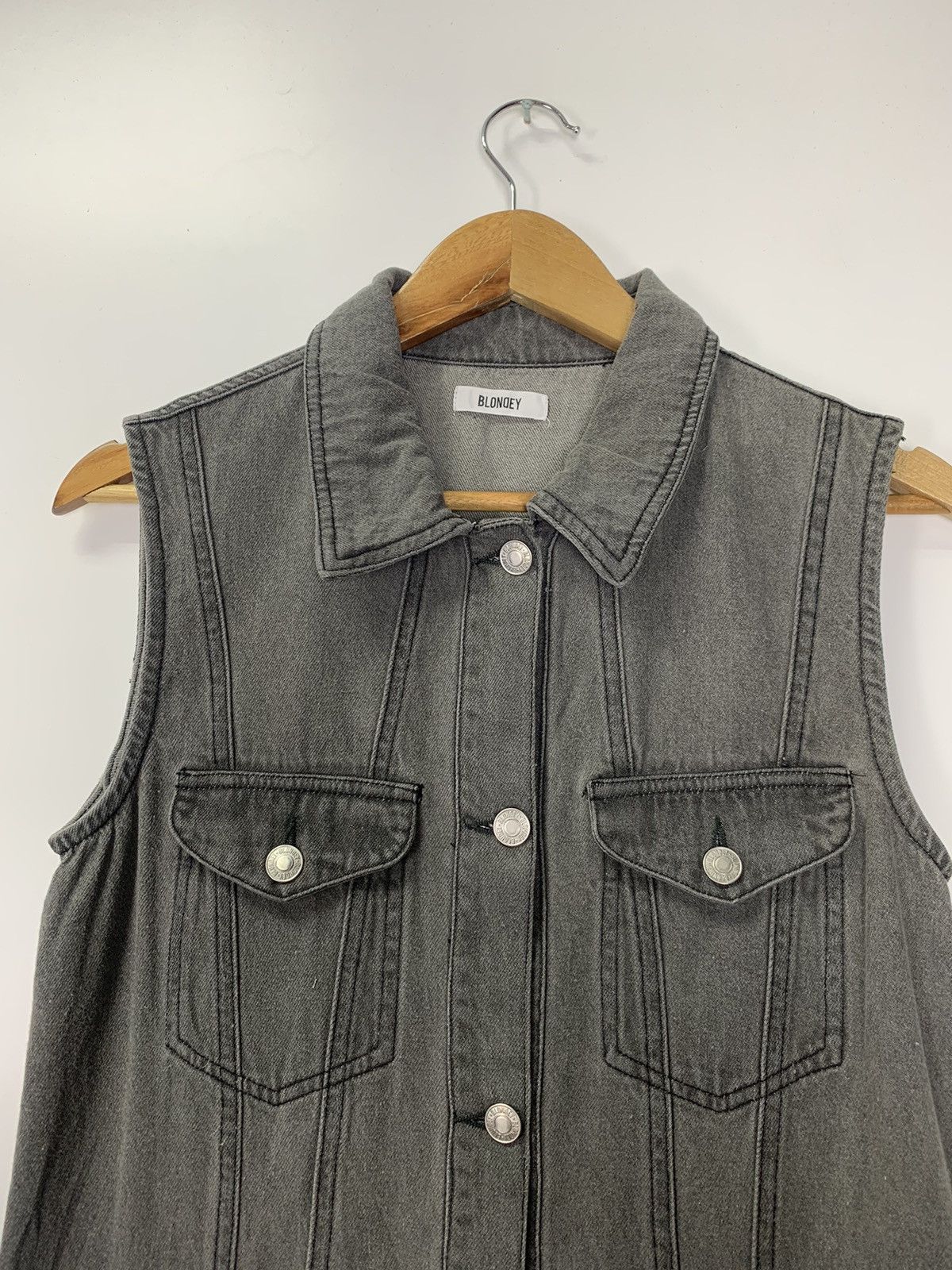 Japanese Brand Blondey Denim Jacket for Women’s Size M / US 6-8 / IT 42-44 - 3 Thumbnail