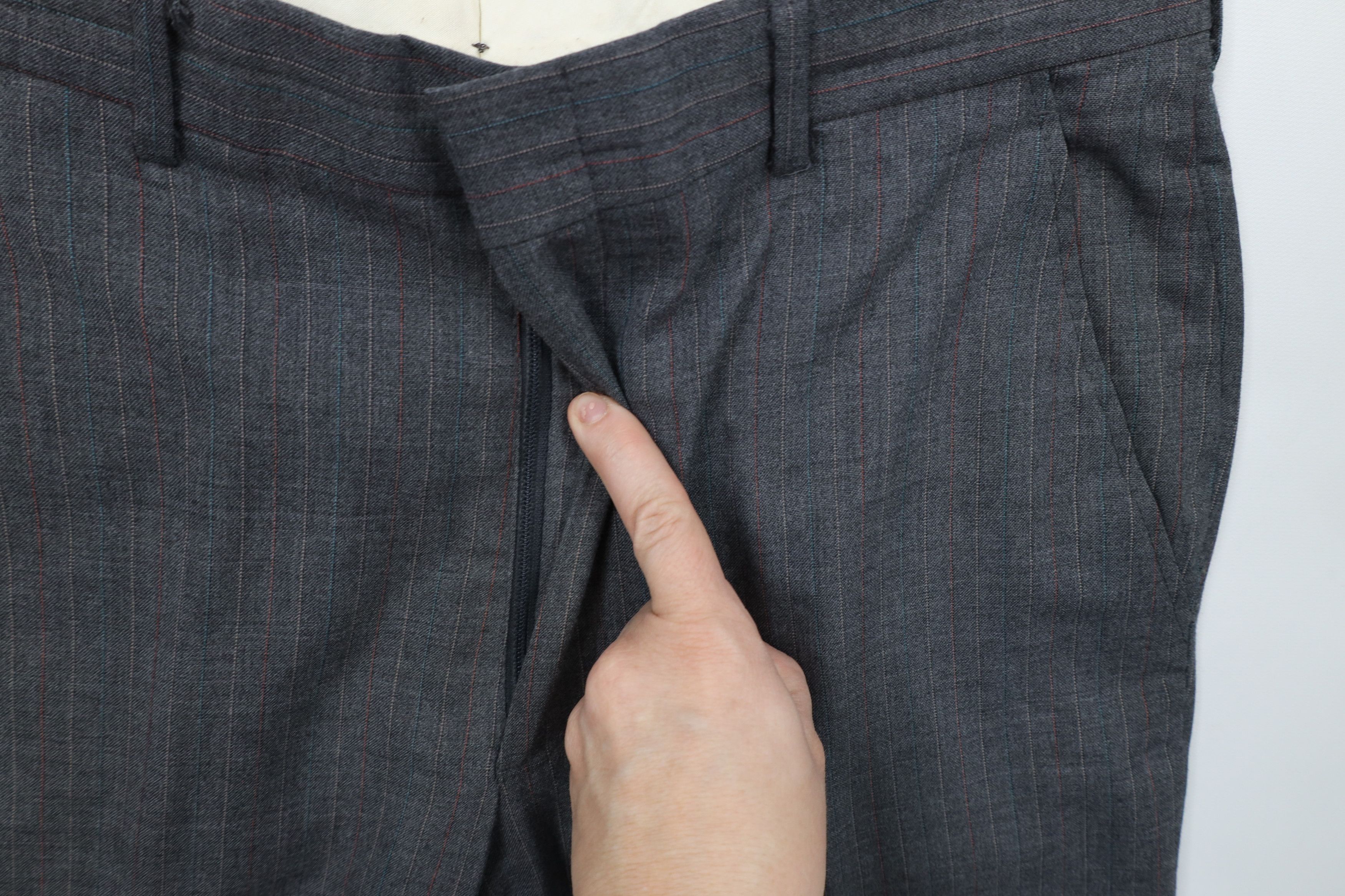 Vintage Vintage 70s Streetwear Rainbow Striped Wide Leg Chino Pants Size US 30 / EU 46 - 5 Thumbnail