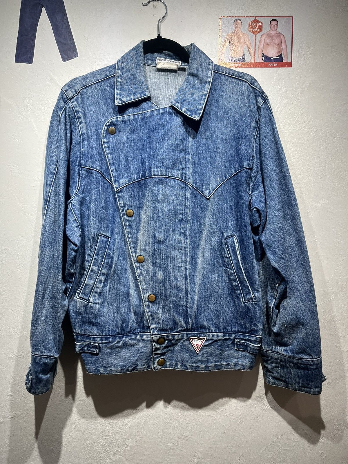 Georges Marciano Guess Vintage Vintage Guess George Marciano Denim Jacket Grailed