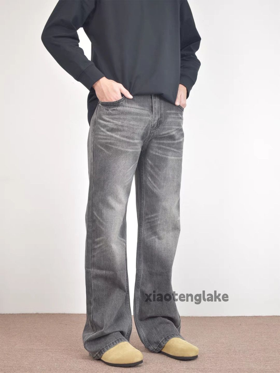 Jean × Vintage utility washed faded yuppie y2l loose cleanfit jeans Size US 34 / EU 50 - 3 Thumbnail