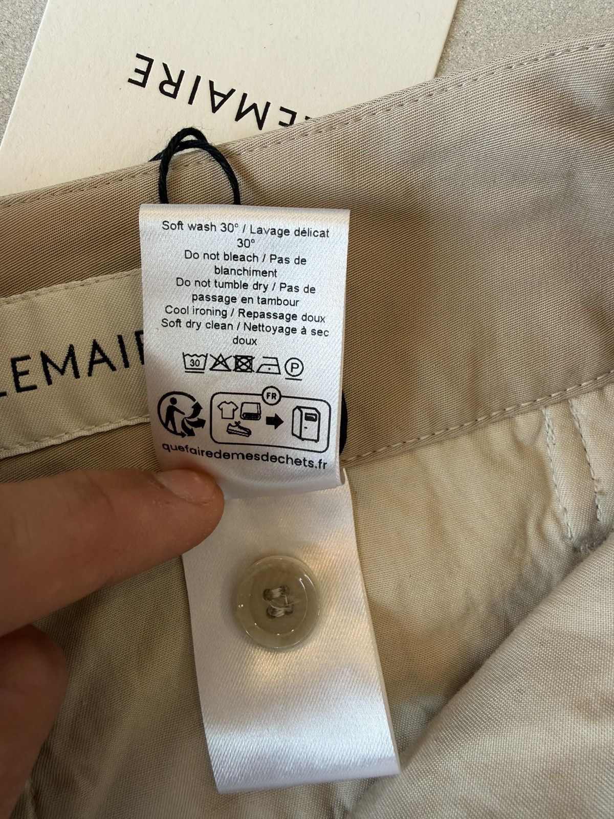 Lemaire Lemaire Maxi Pleated Bermuda Size US 33 - 6 Thumbnail