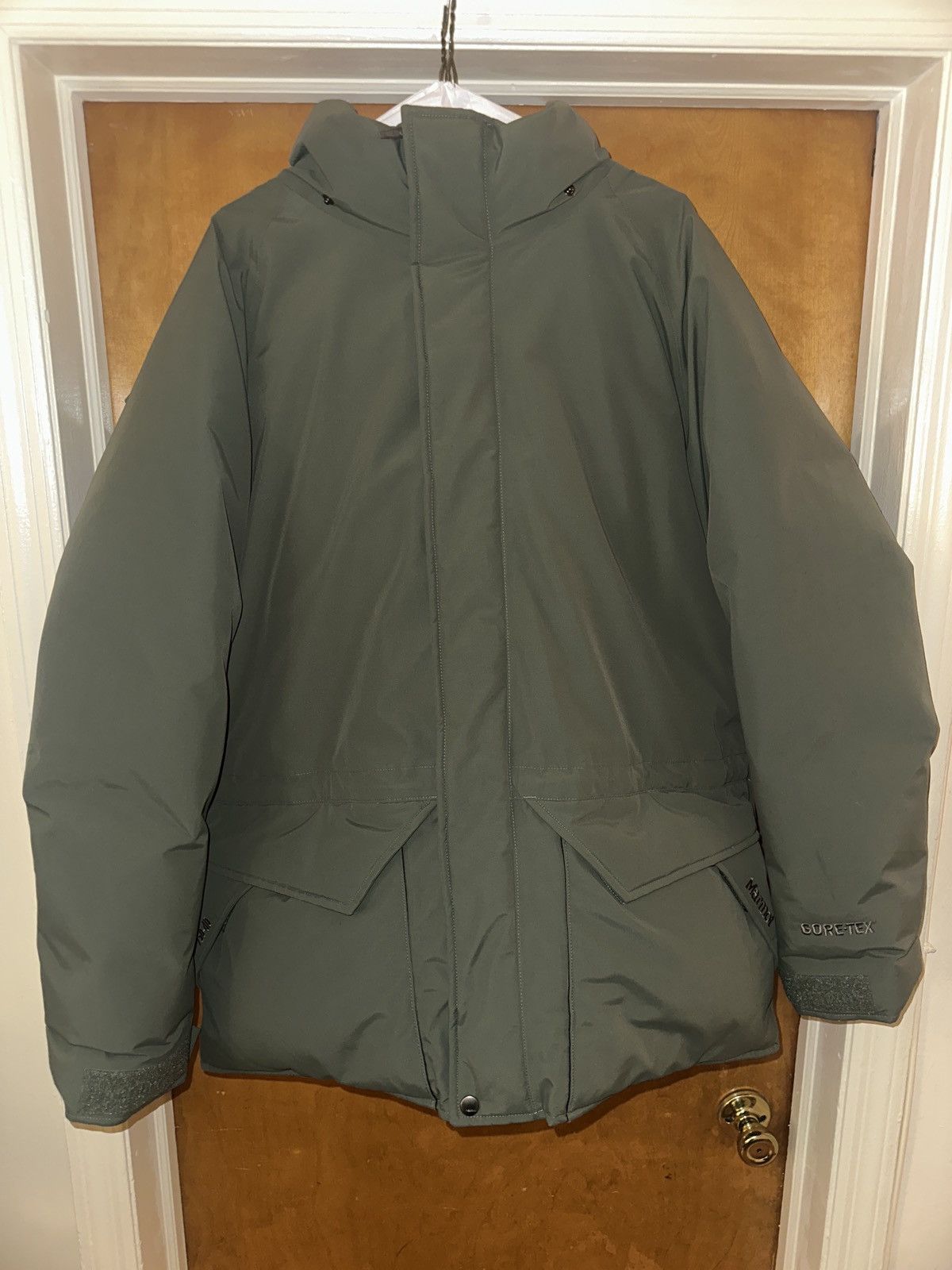 MarmotxBeams Mammoth parka Desert khaki Japanese exclusive