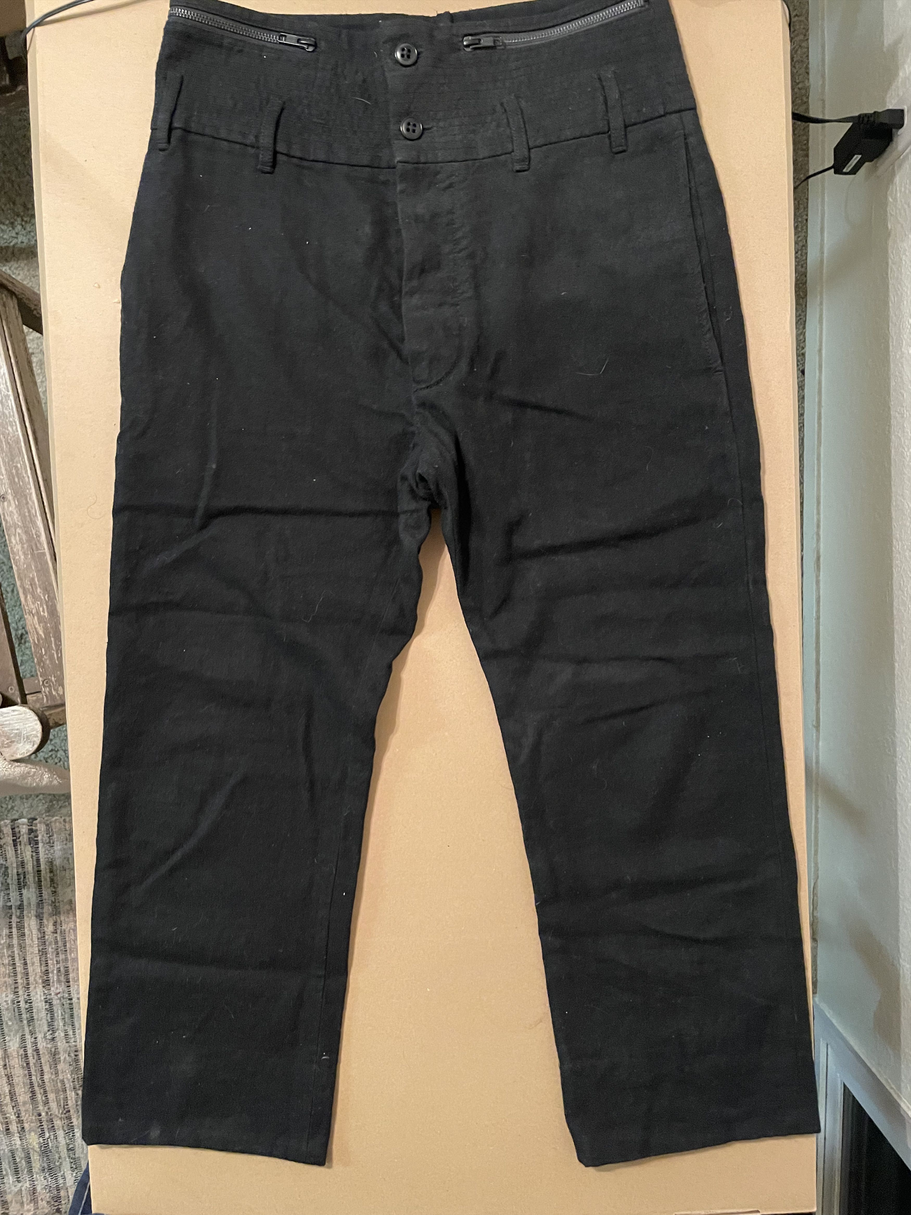 Ann Demeulemeester Ann Demeulemeester high waisted cropped pants Size US 32 / EU 48 - 11 Thumbnail