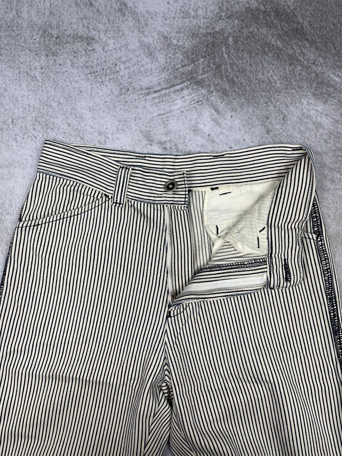 Comme des Garcons × Junya Watanabe × Tricot Comme des Garcons AW03 Tricot Comme des Gacons Hickory Cuffed Pants Size 27" / US 4 / IT 40 - 4 Thumbnail