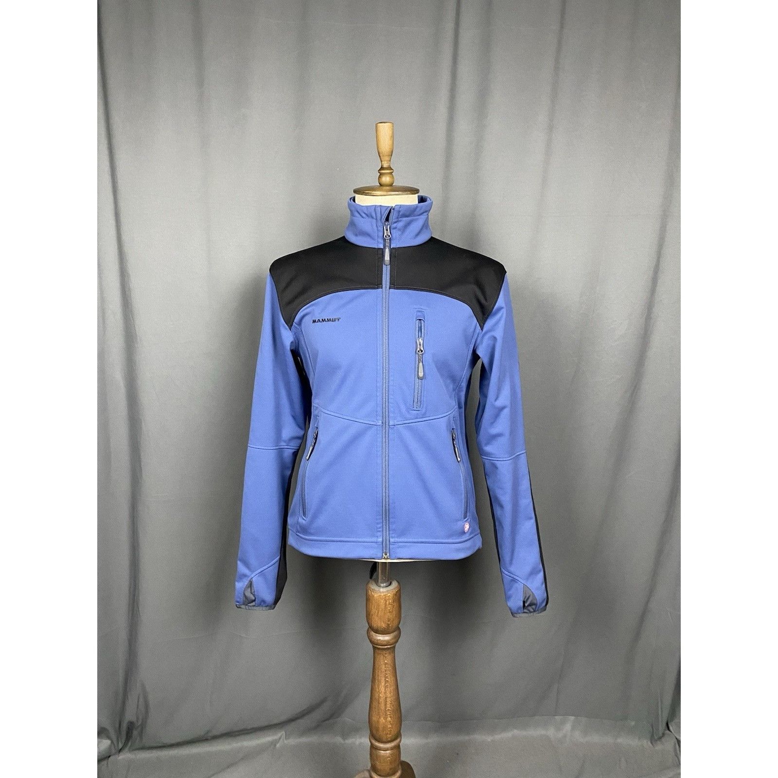 Mammut Mammut Men's Blue Black Softshell Windstopper Jacket Size M Size US M / EU 48-50 / 2 - 3 Thumbnail