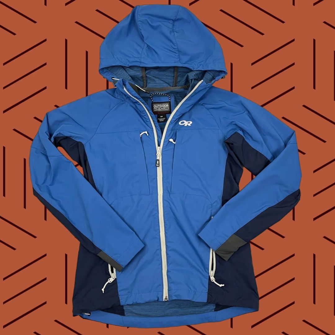 Outdoor Research Outdoor Research Jacket Womens S Blue Soft Shell Wind Hiking Skiing Size S / US 4 / IT 40 - 1 Thumbnail