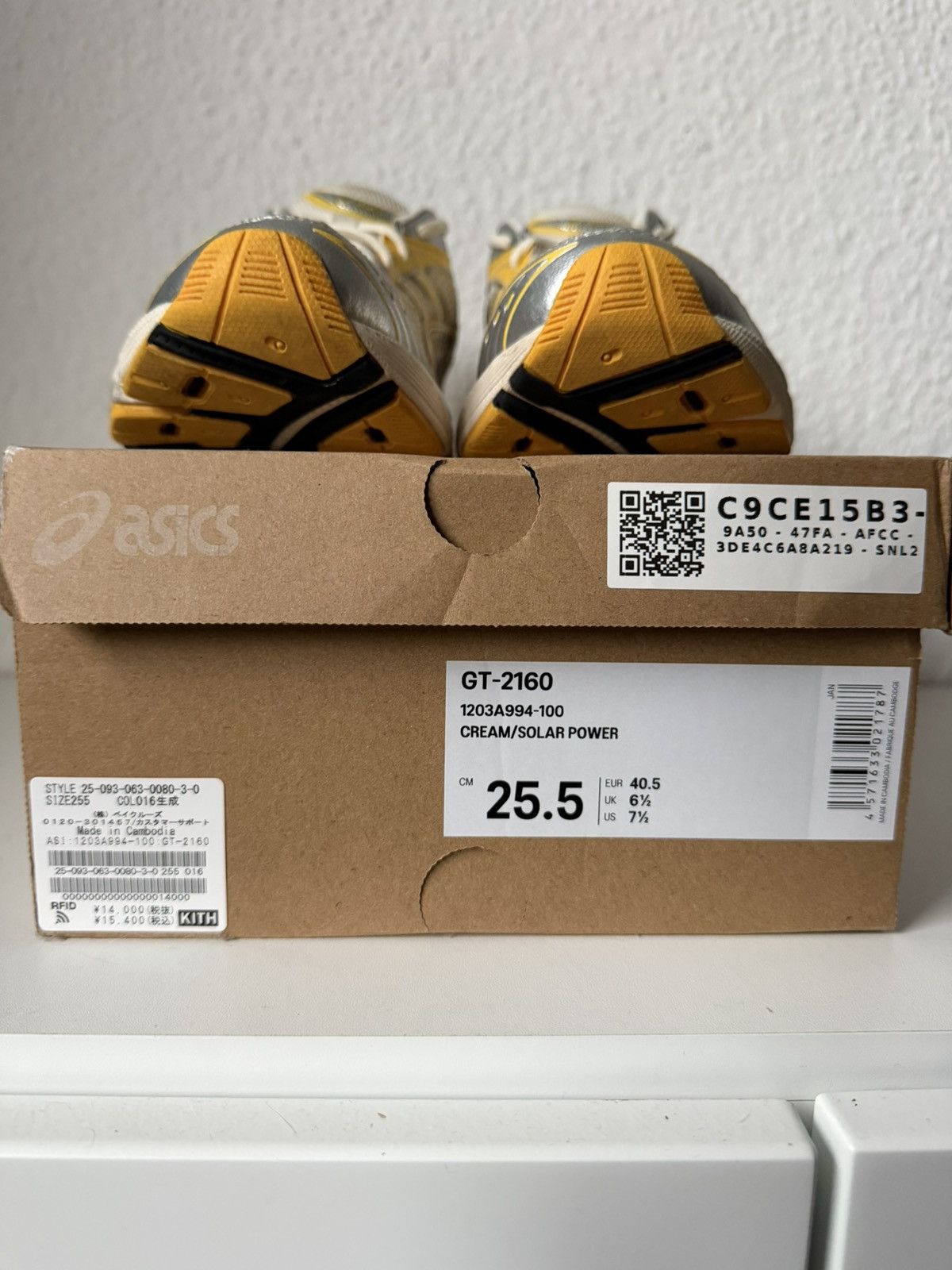 Asics × Kith Kith x Asics GT-2160 solar power Size US 7.5 / EU 40-41 - 10 Thumbnail